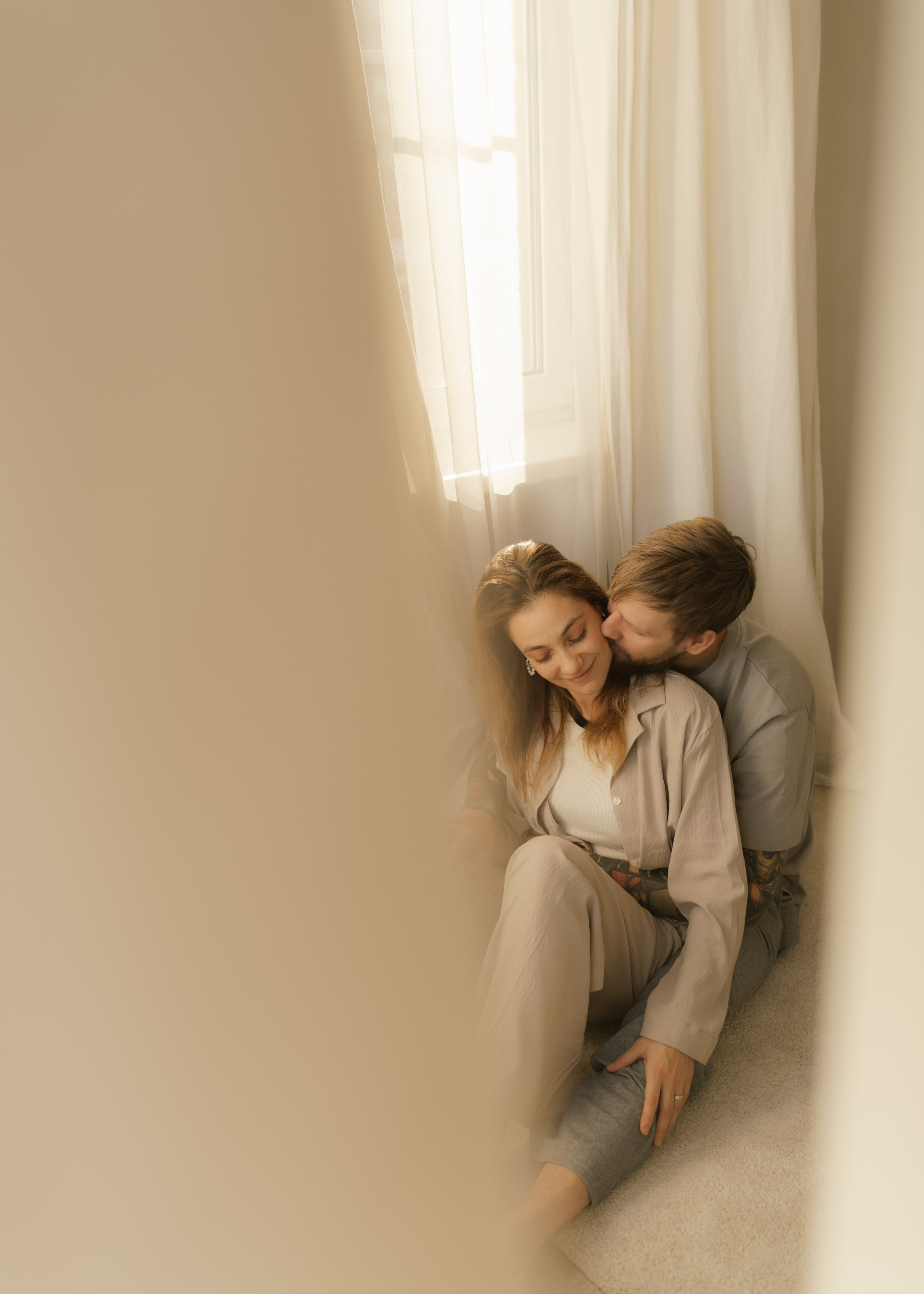 Катя и Андрей | домашняя. Фотограф в Новосибирске Диана Ильиных