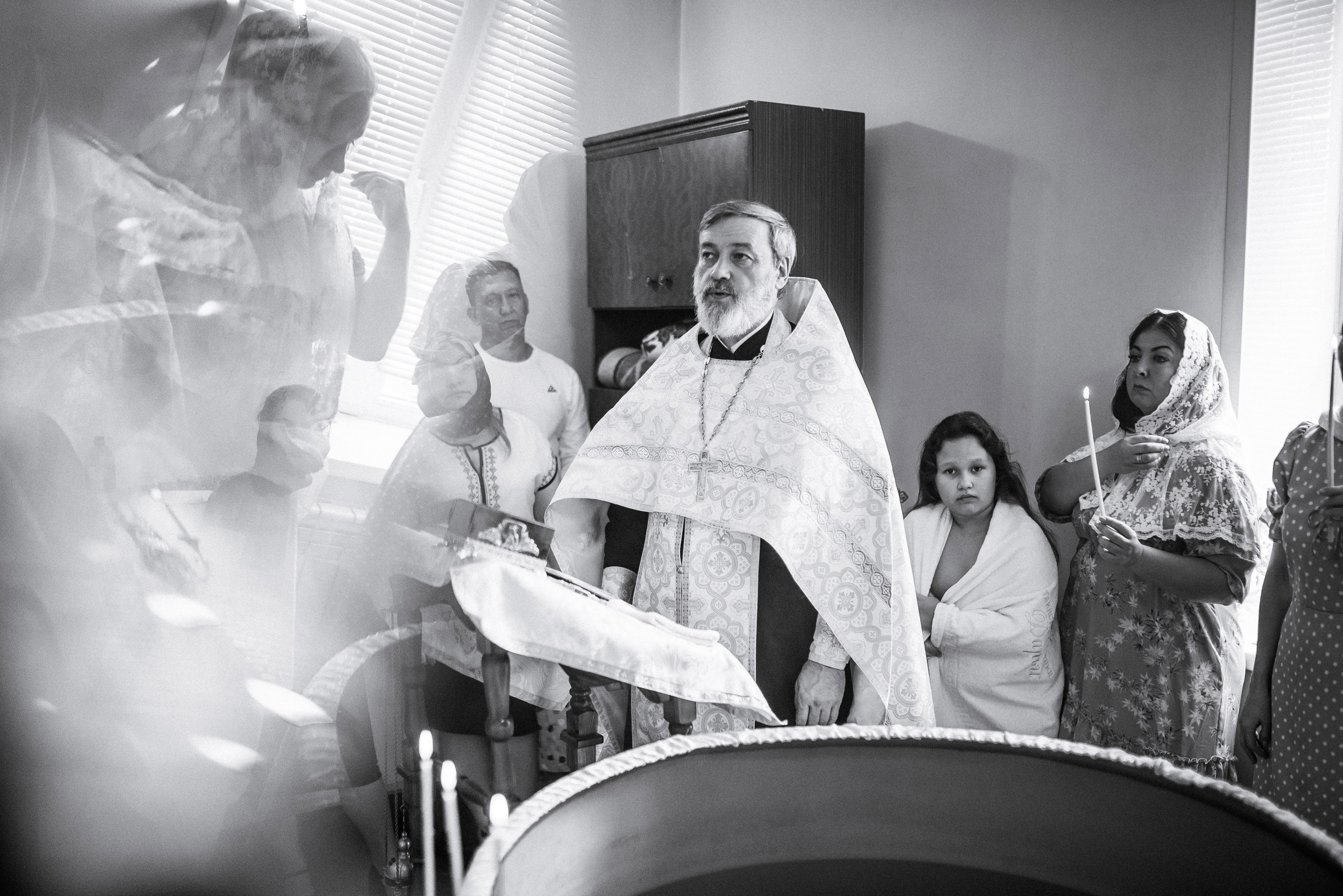 Крещение Даши и Алены. Семейный документальный фотограф в Волгограде Мариэта Додина