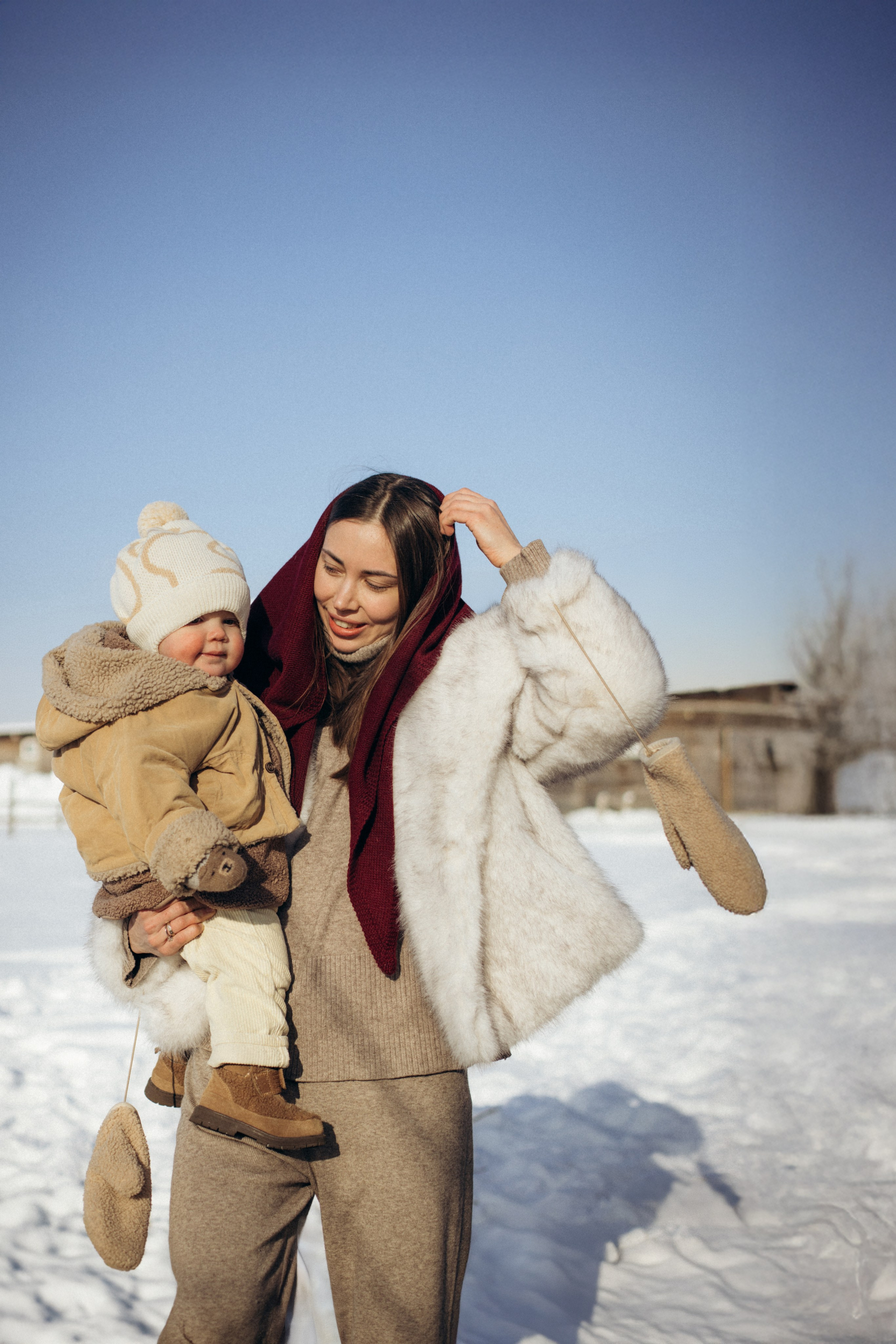 Настя с Сашей и Полей на ферме. Klerout Photographer