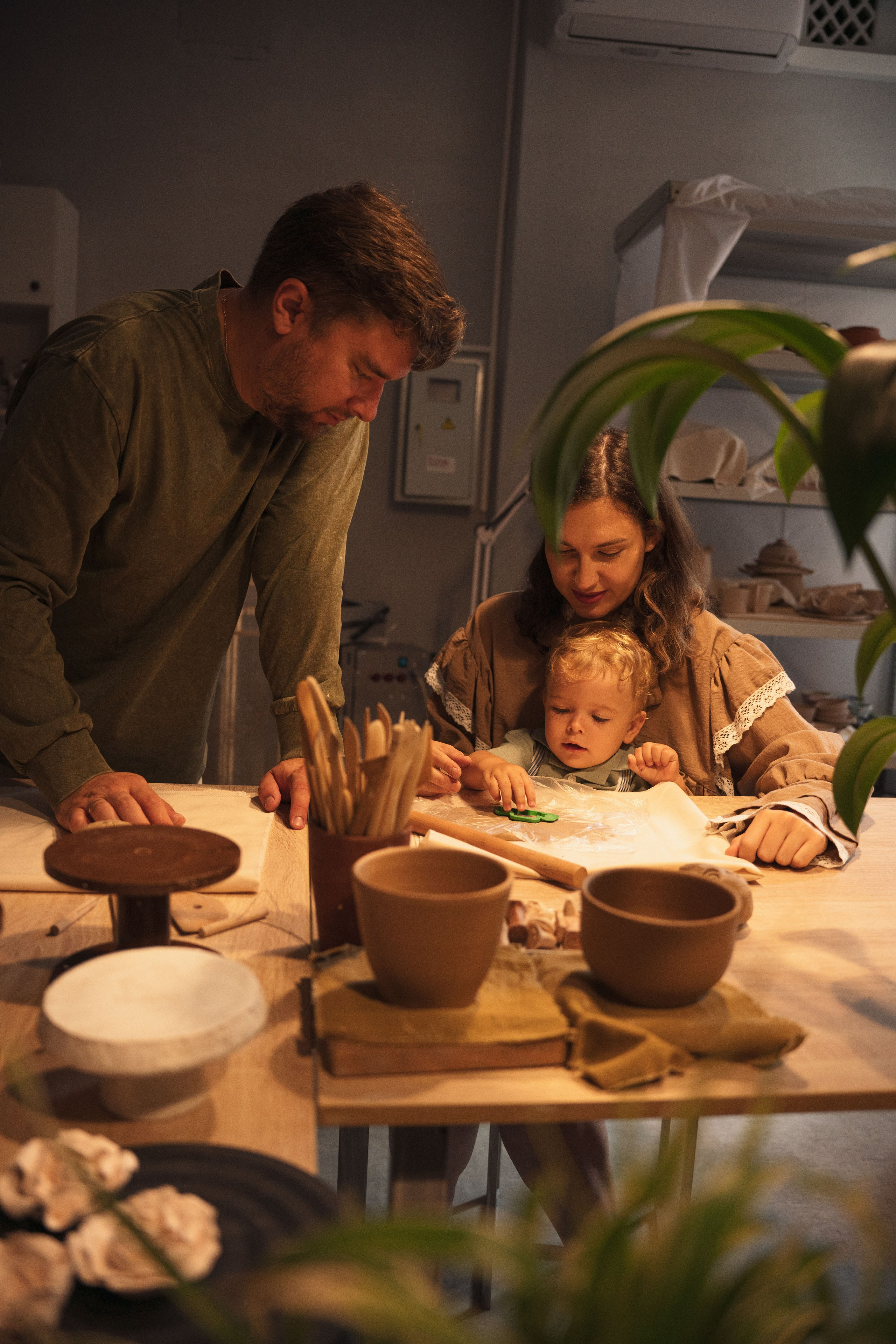 В гончарной. Семейный фотограф в Омске Александра Яровикова
