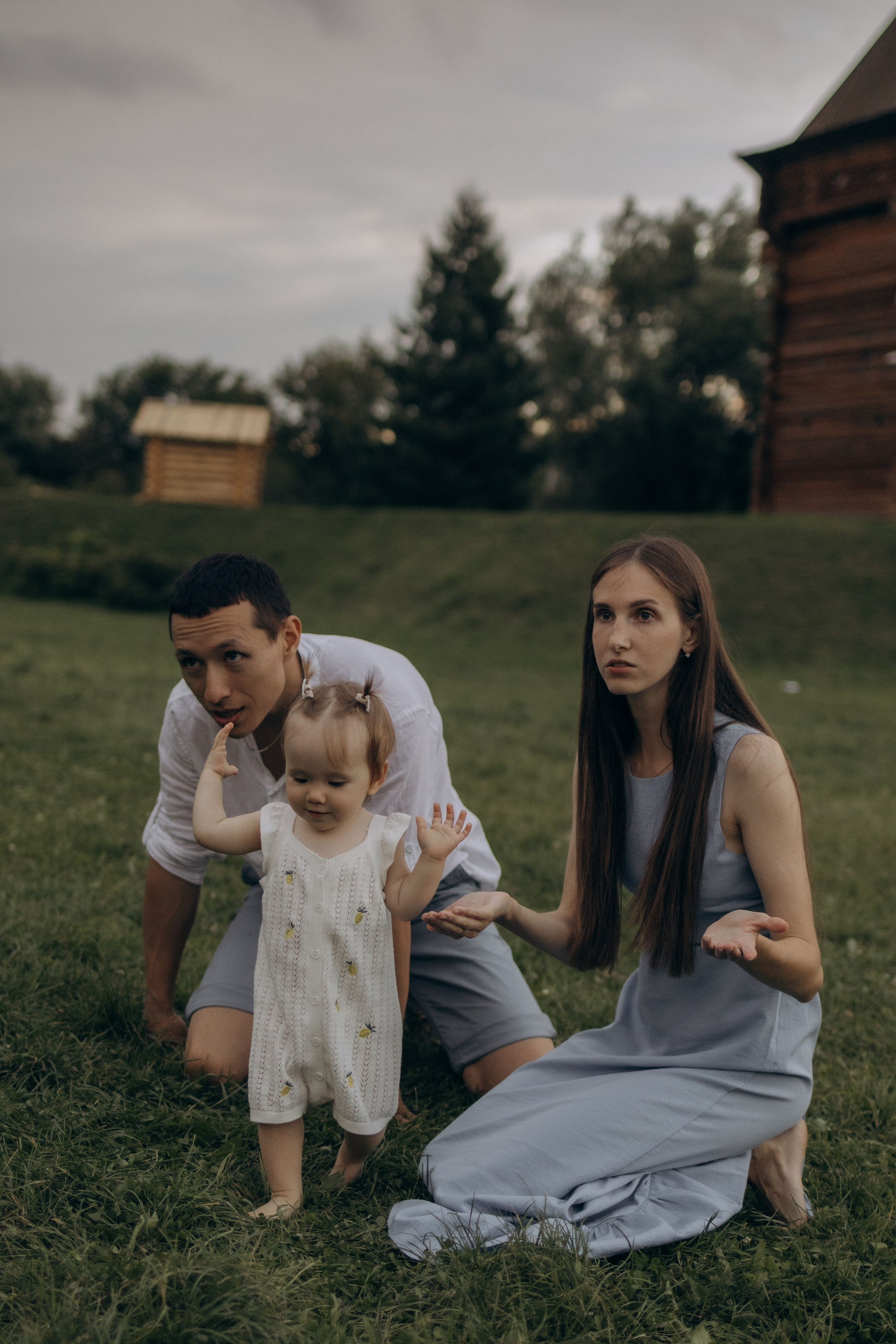 Роман, Мария и Алиса. Семейный фотограф Москва