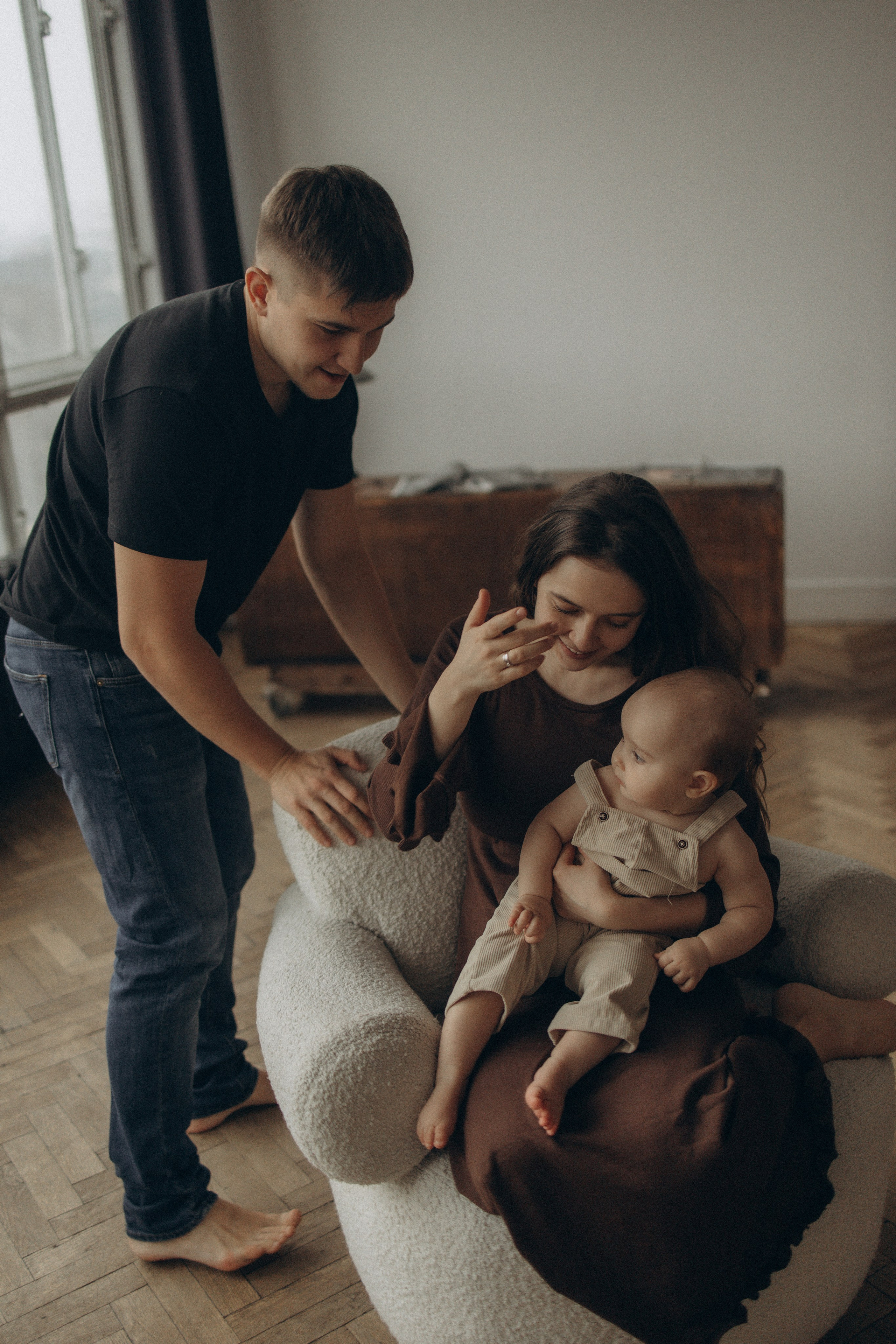 Настя, Никита и малышка Мира. Фотокарточки о вас и о большой любви!