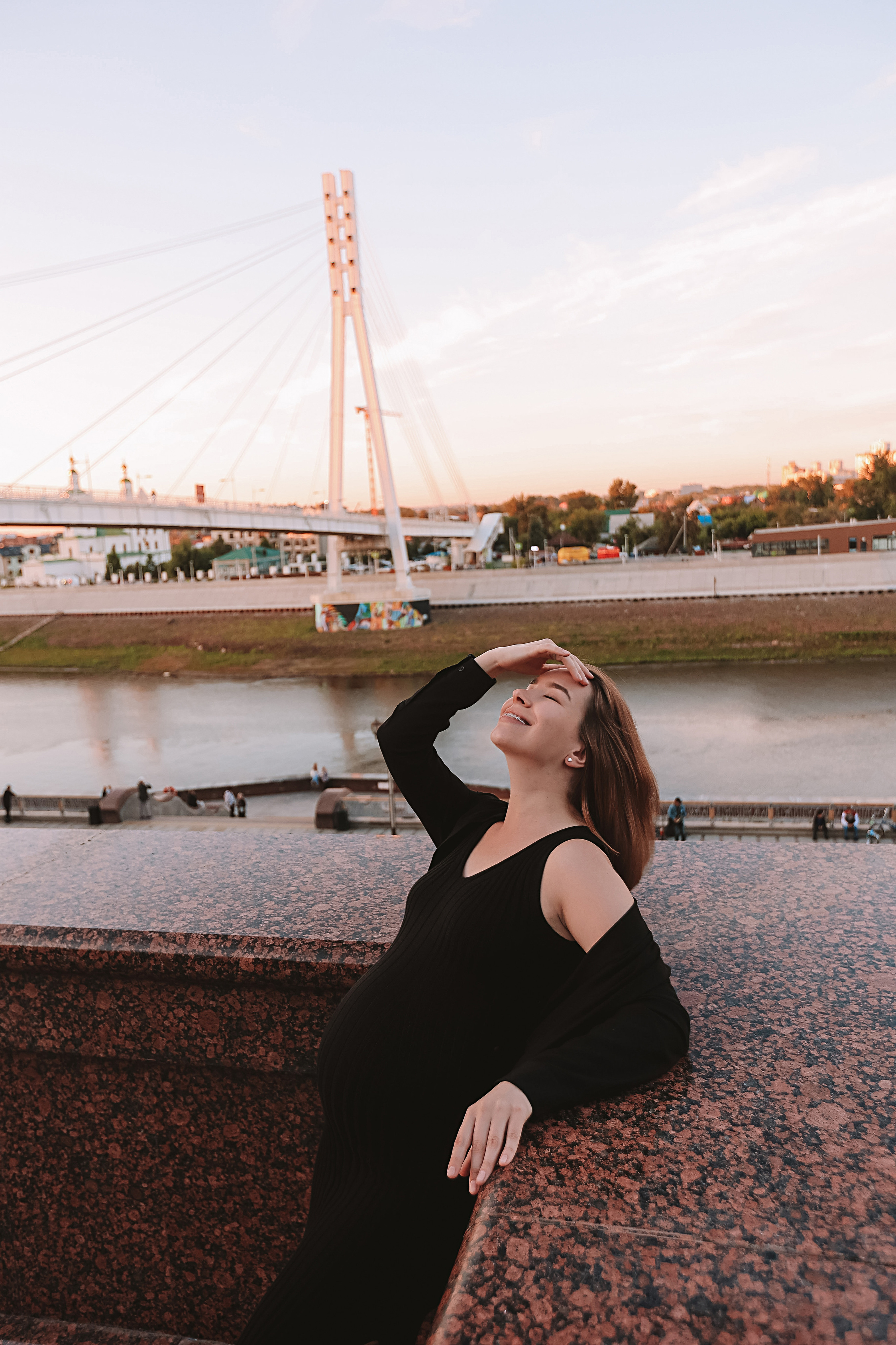 Беременность (центр города). Семейный фотограф Тюмень, фотограф на роды Салмина Мария