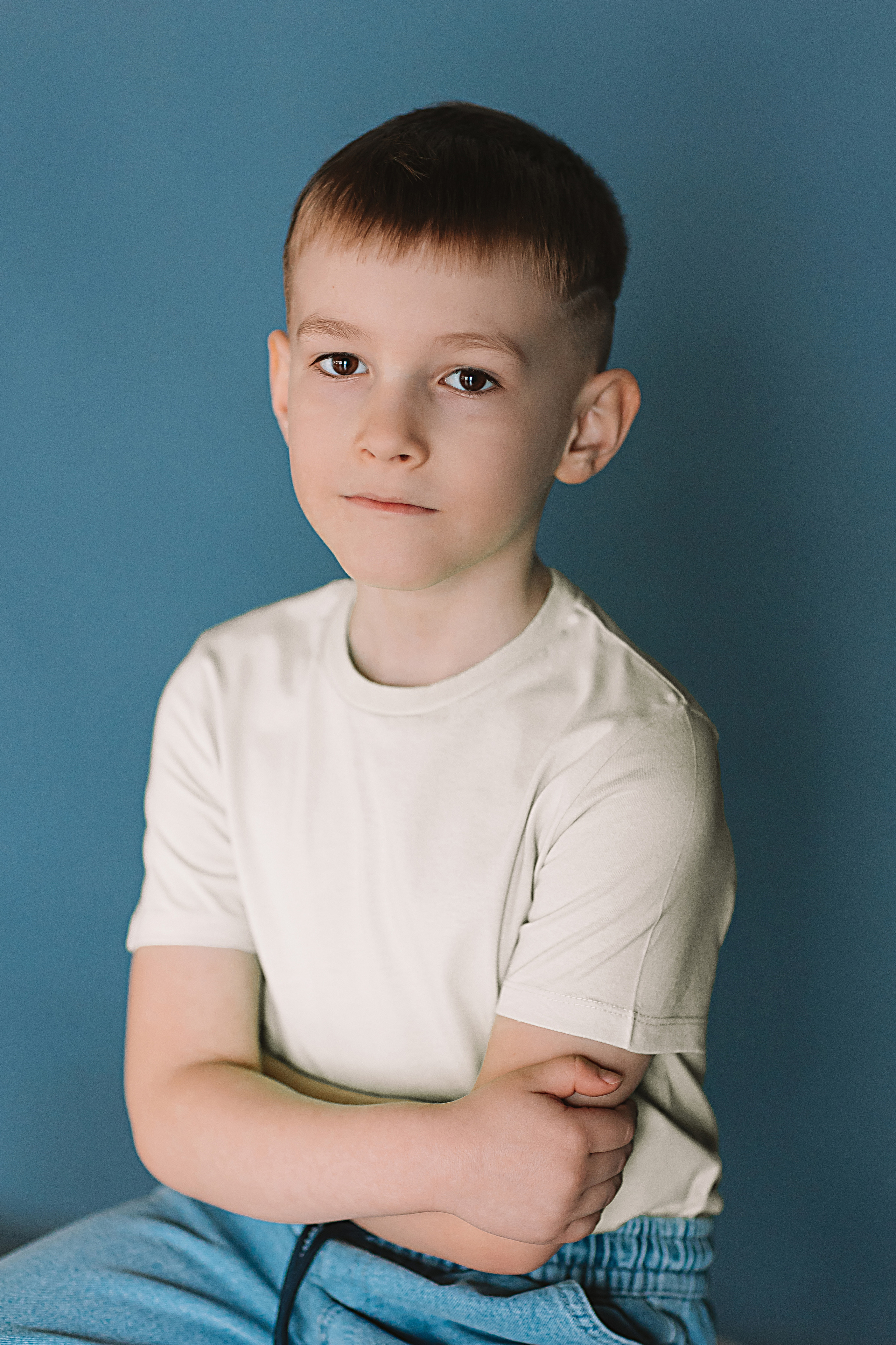 Садик в фотостудии. Семейный фотограф Тюмень, фотограф на роды Салмина Мария