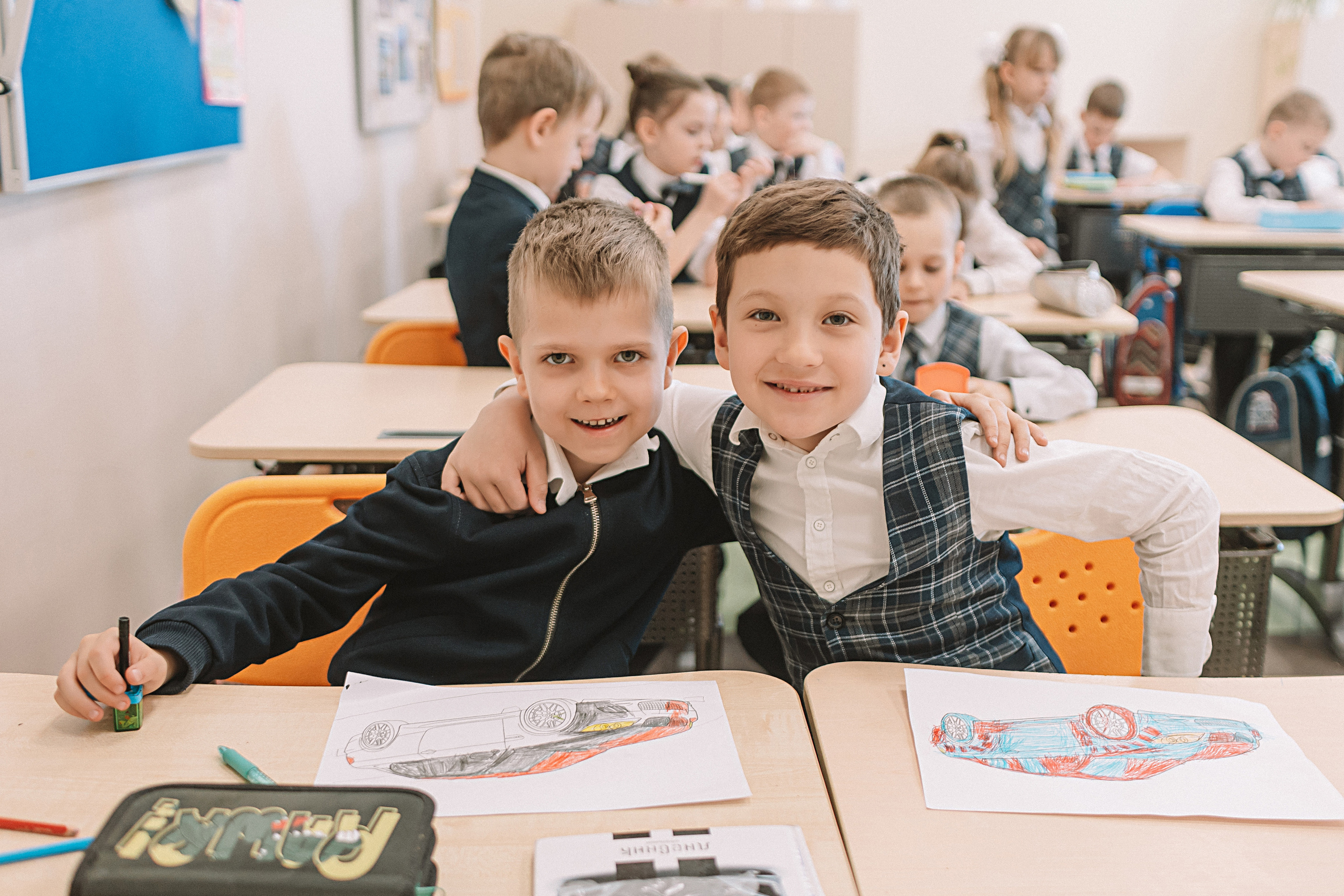 1 класс в кабинете. Семейный фотограф Тюмень, фотограф на роды Салмина Мария