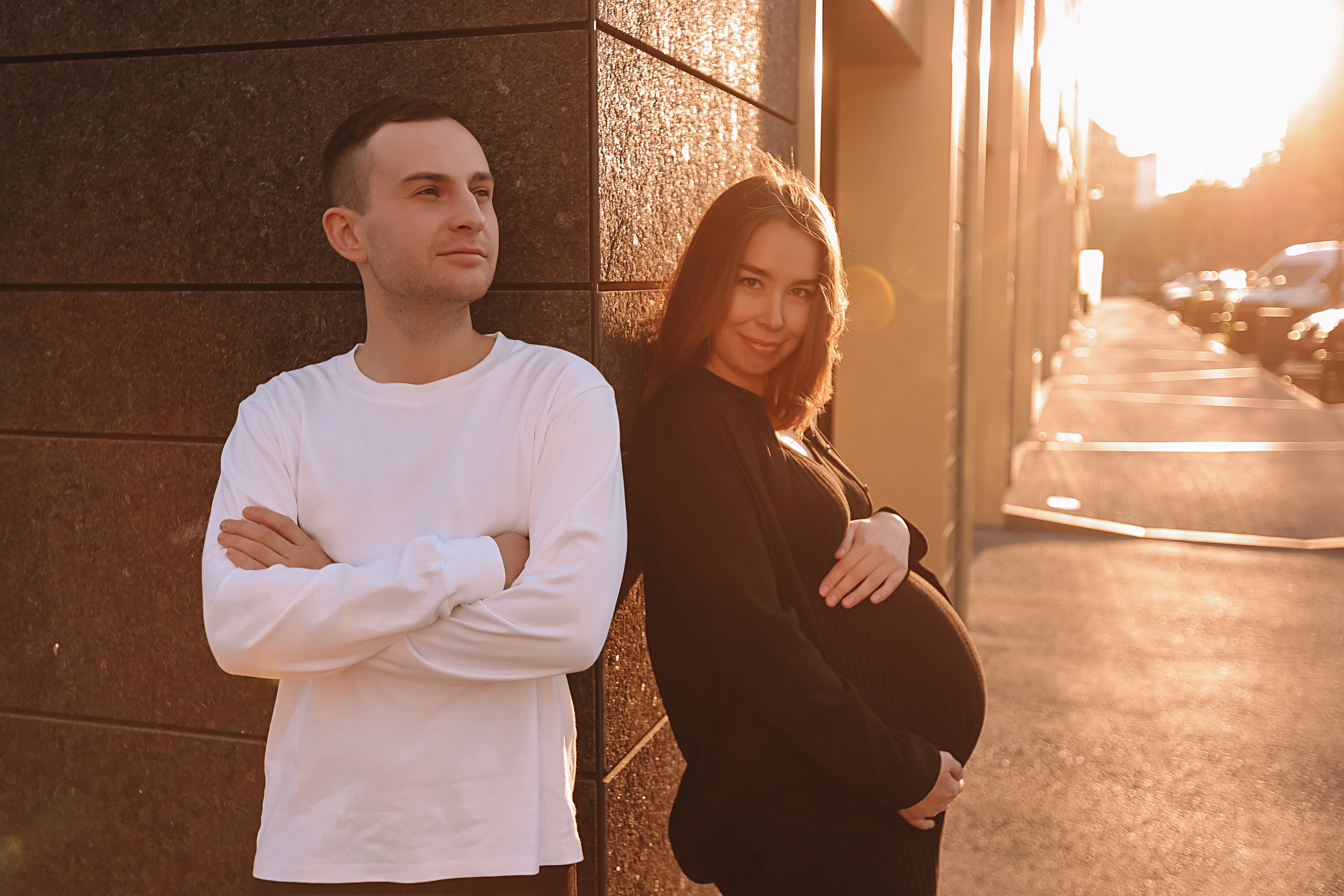 Беременность (центр города). Семейный фотограф Тюмень, фотограф на роды Салмина Мария