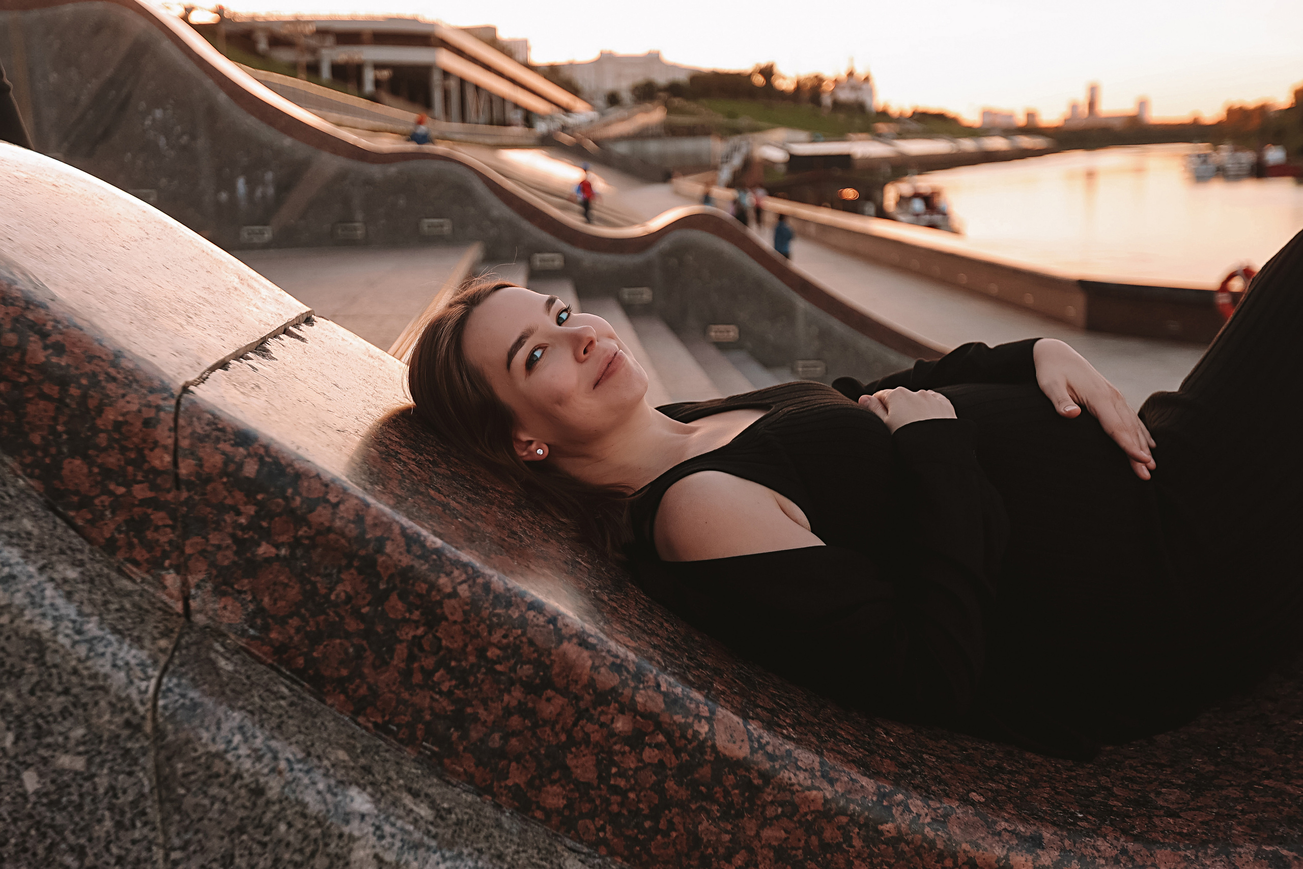 Беременность (центр города). Семейный фотограф Тюмень, фотограф на роды Салмина Мария