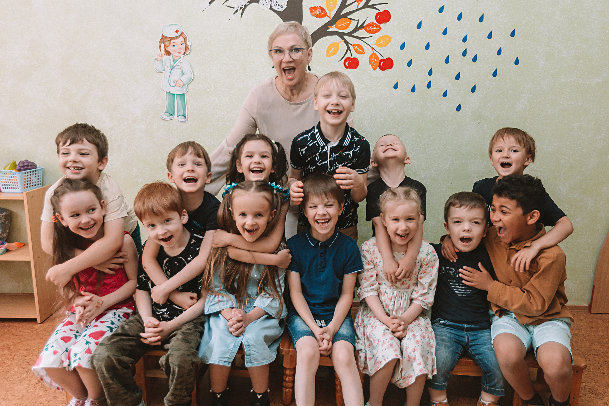 Один день в саду (частный). Семейный фотограф Тюмень, фотограф на роды Салмина Мария