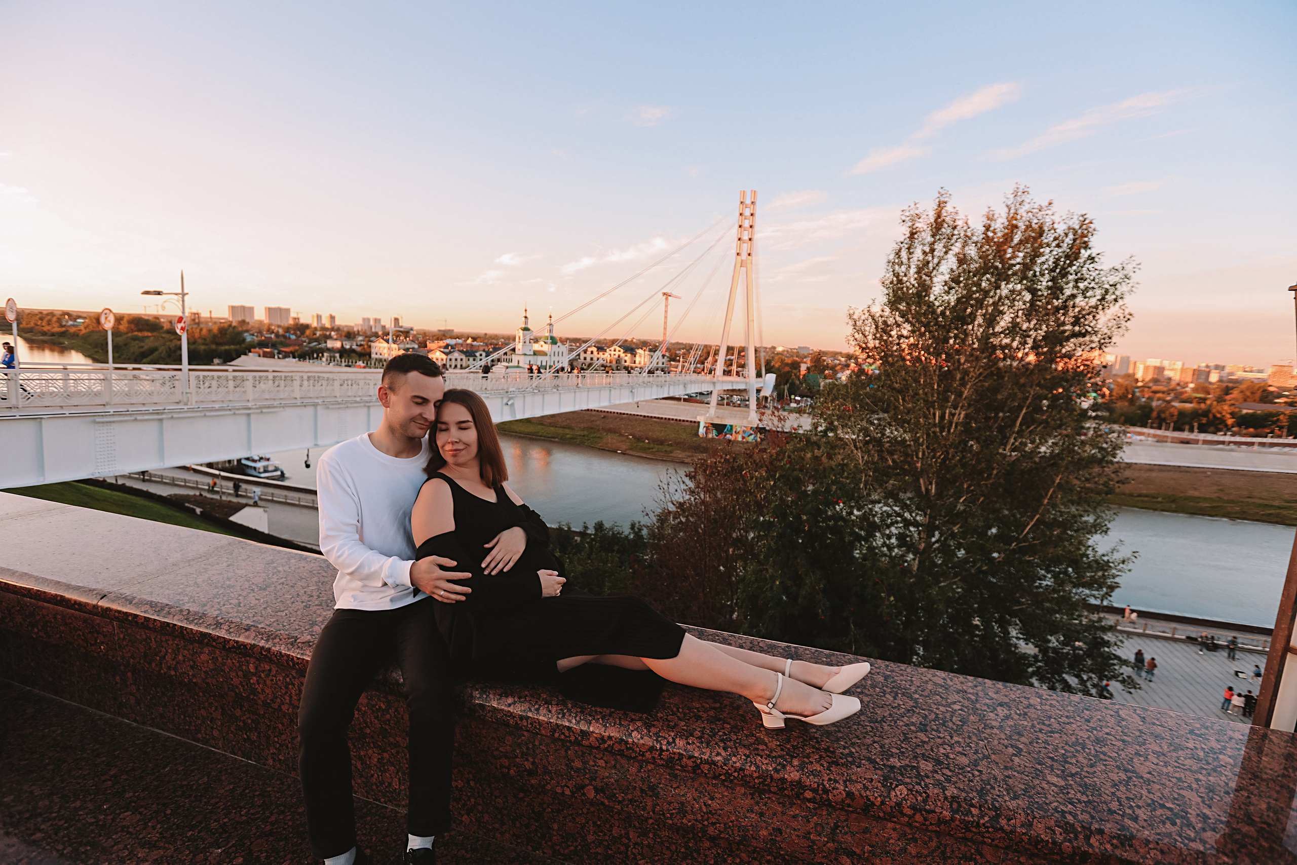 Беременность (центр города). Семейный фотограф Тюмень, фотограф на роды Салмина Мария