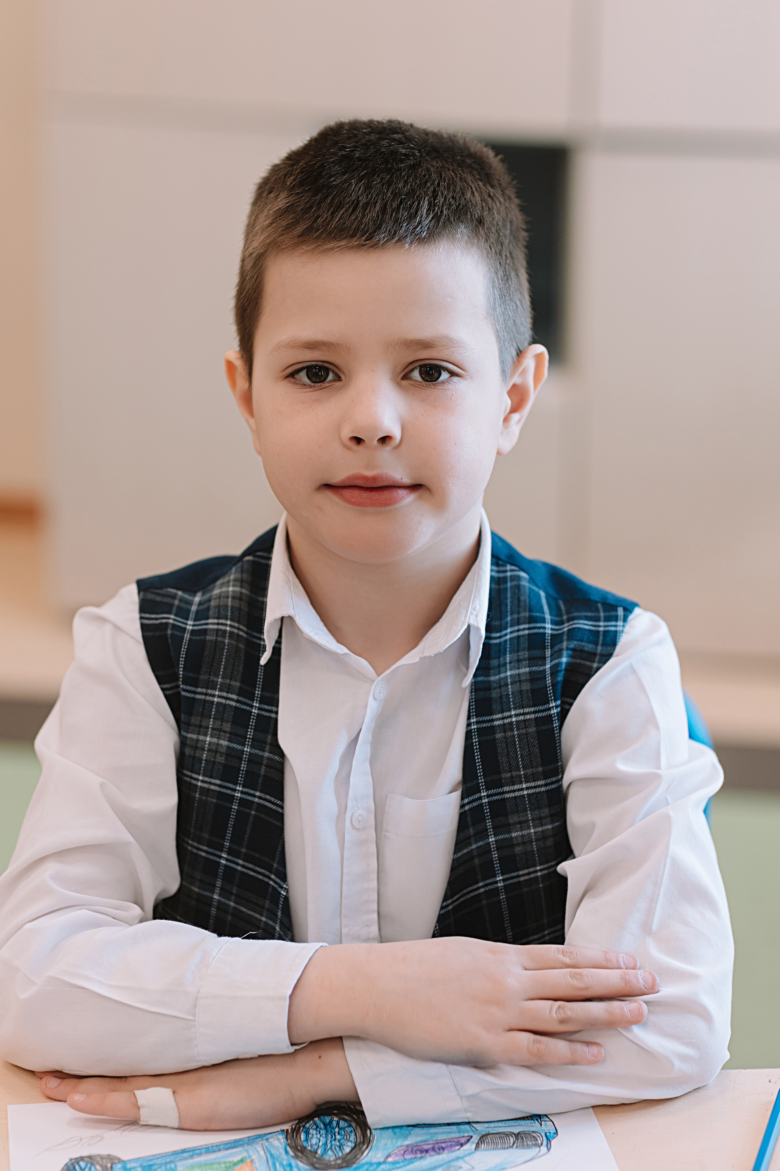 1 класс в кабинете. Семейный фотограф Тюмень, фотограф на роды Салмина Мария