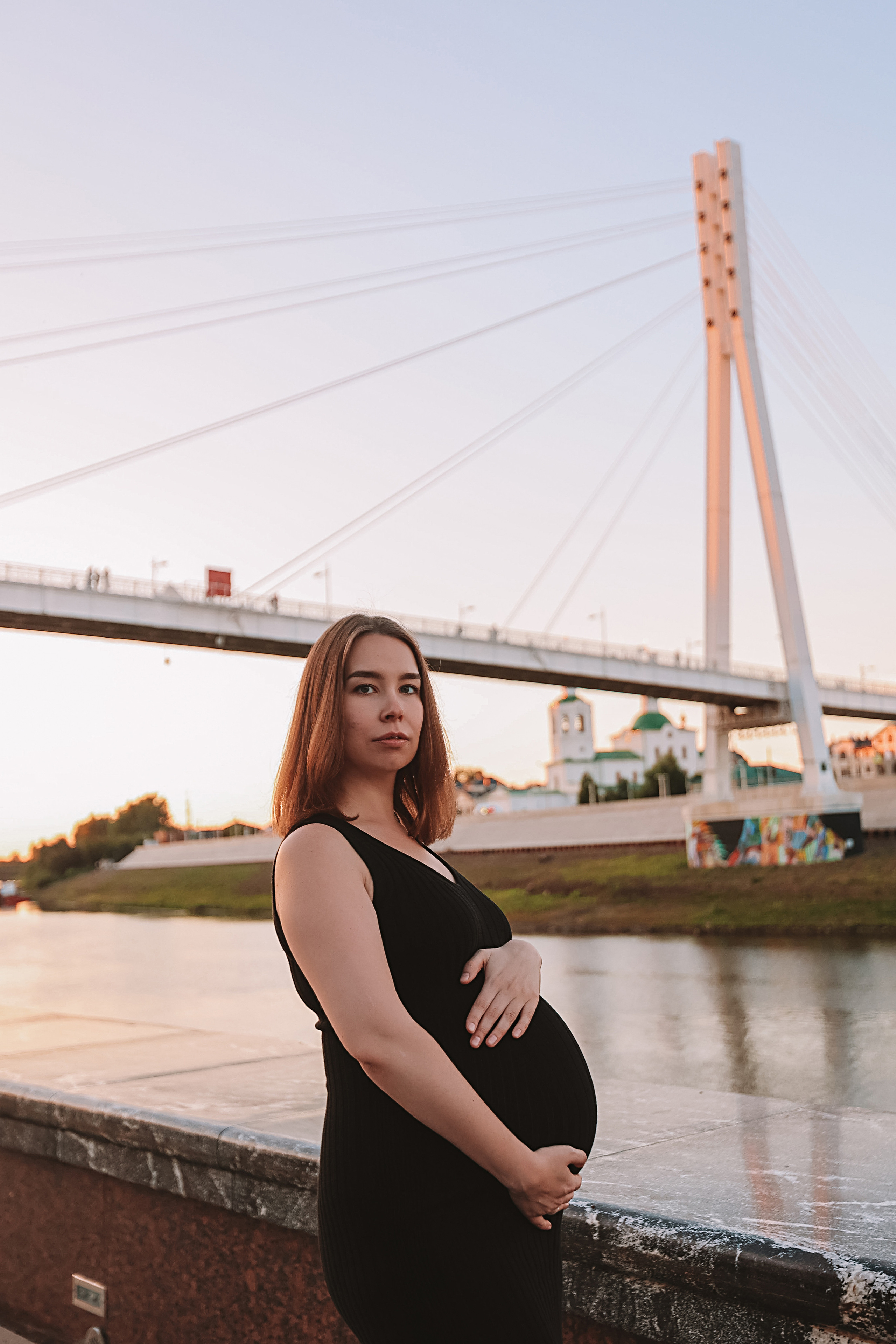 Беременность (центр города). Семейный фотограф Тюмень, фотограф на роды Салмина Мария