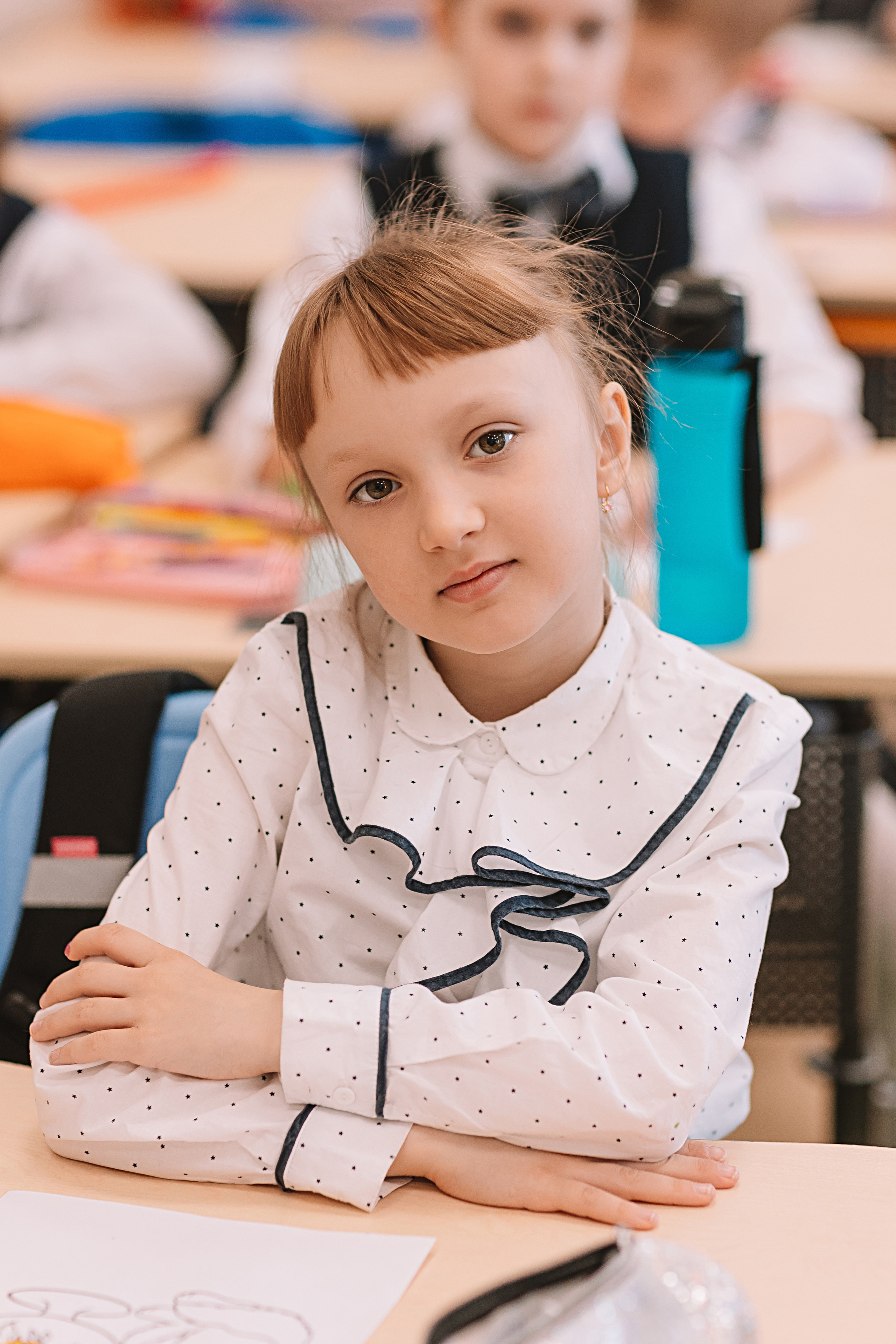 1 класс в кабинете. Семейный фотограф Тюмень, фотограф на роды Салмина Мария