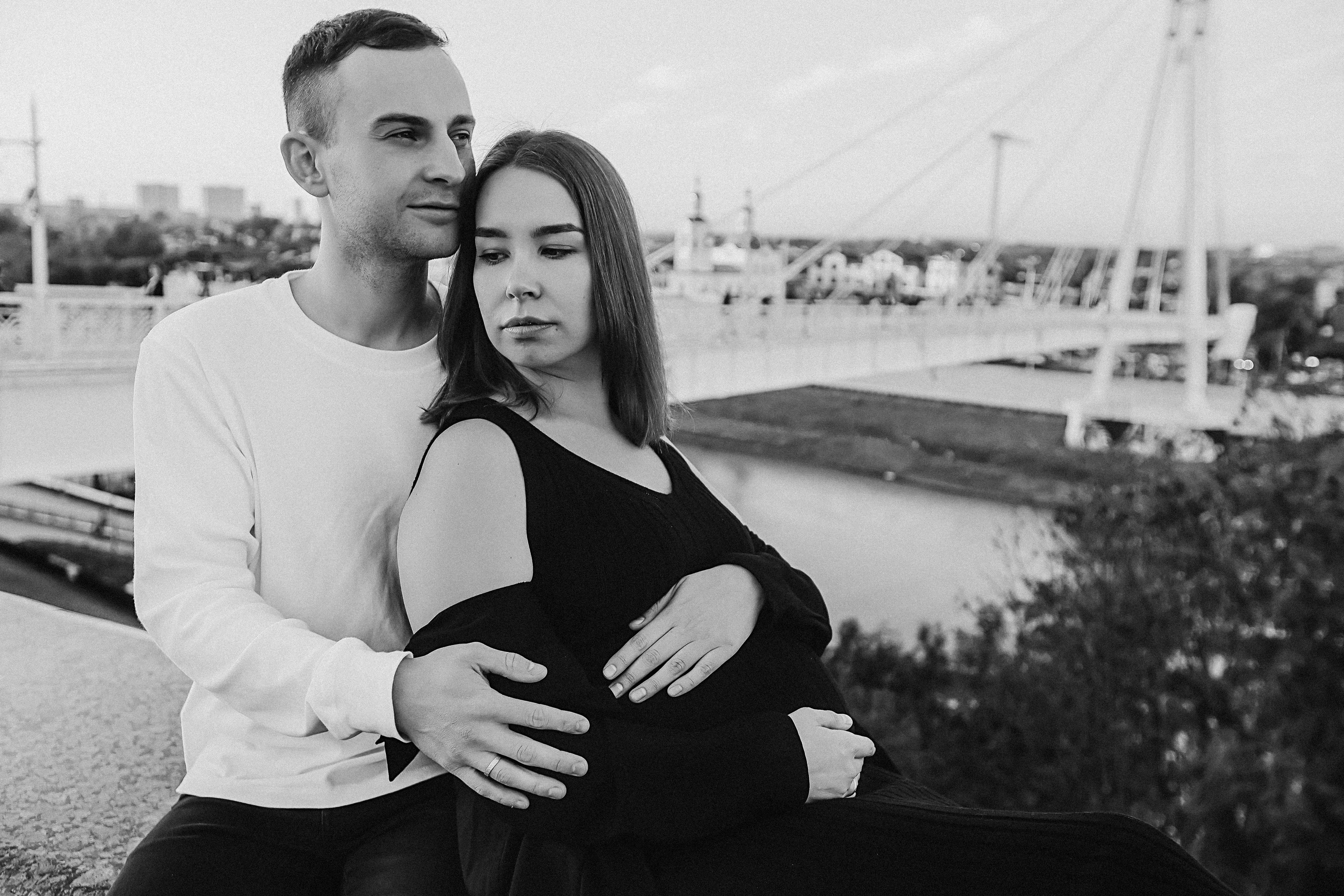 Беременность (центр города). Семейный фотограф Тюмень, фотограф на роды Салмина Мария