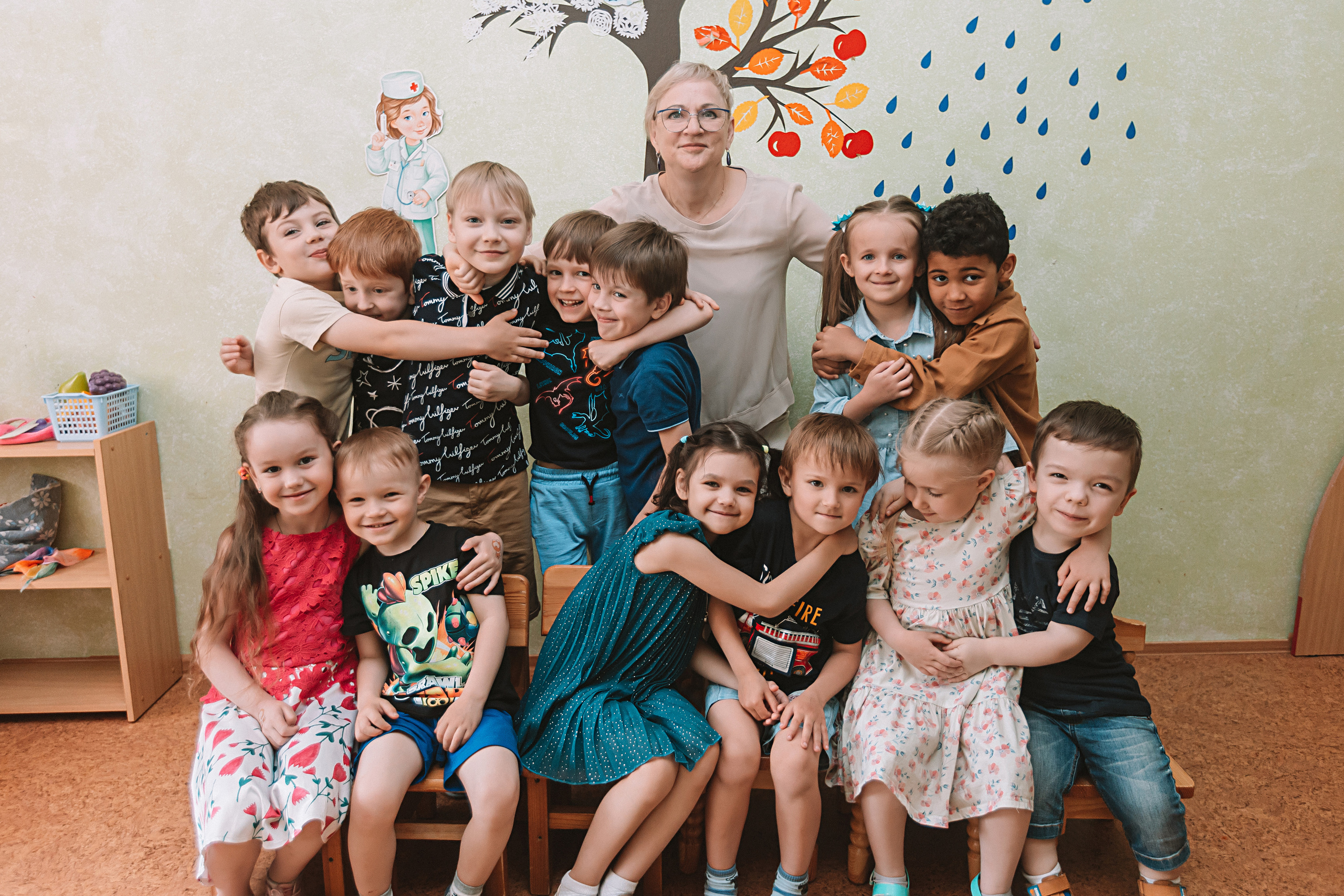 Один день в саду (частный). Семейный фотограф Тюмень, фотограф на роды Салмина Мария