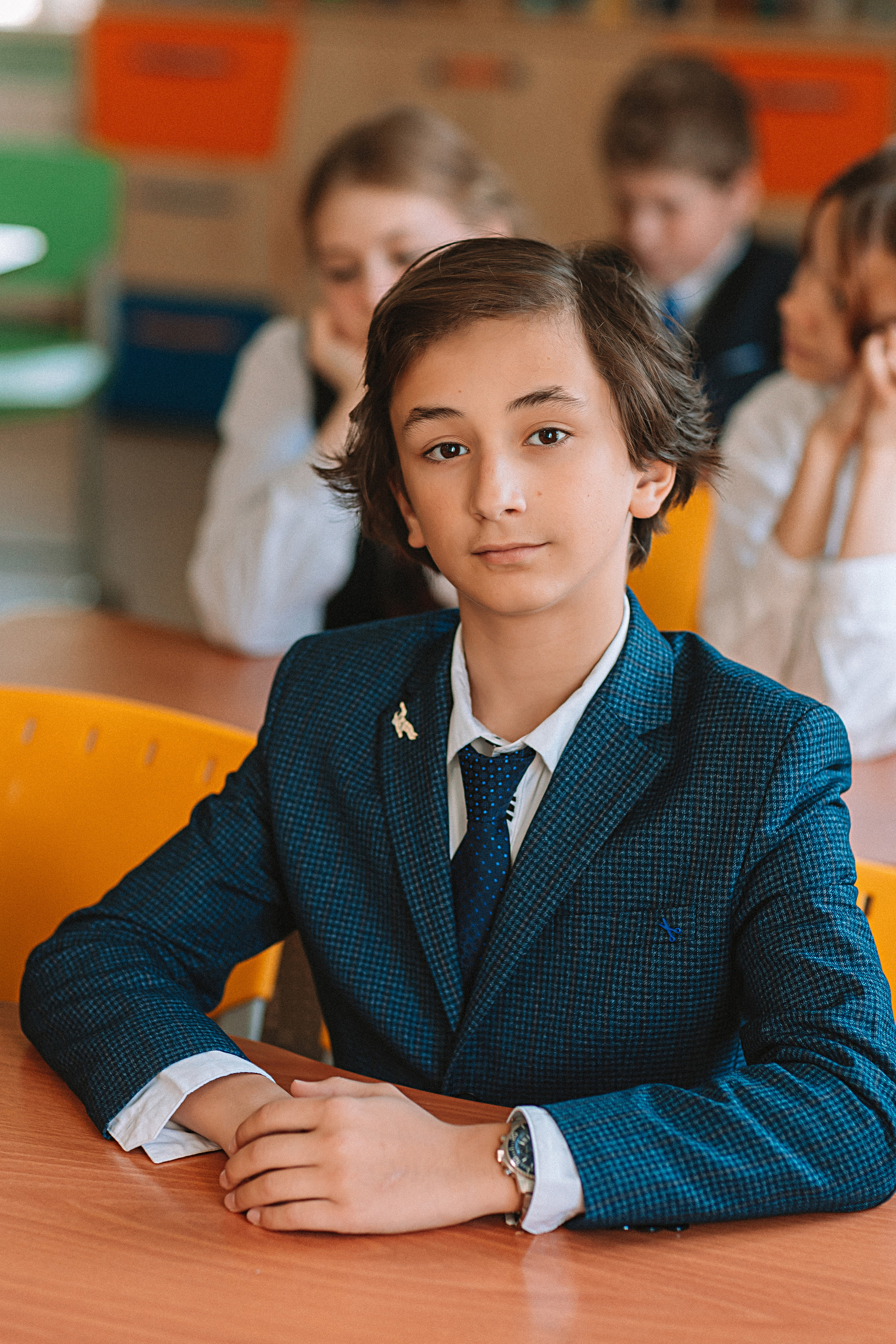 7 класс в кабинете. Семейный фотограф Тюмень, фотограф на роды Салмина Мария