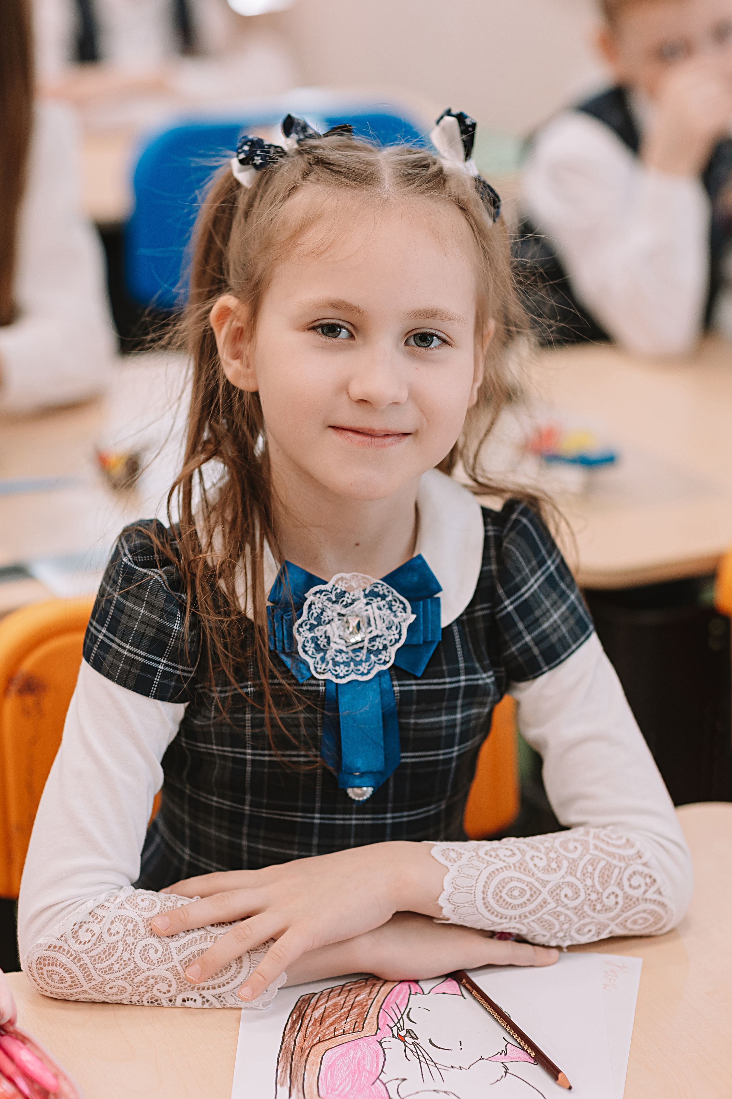 1 класс в кабинете. Семейный фотограф Тюмень, фотограф на роды Салмина Мария