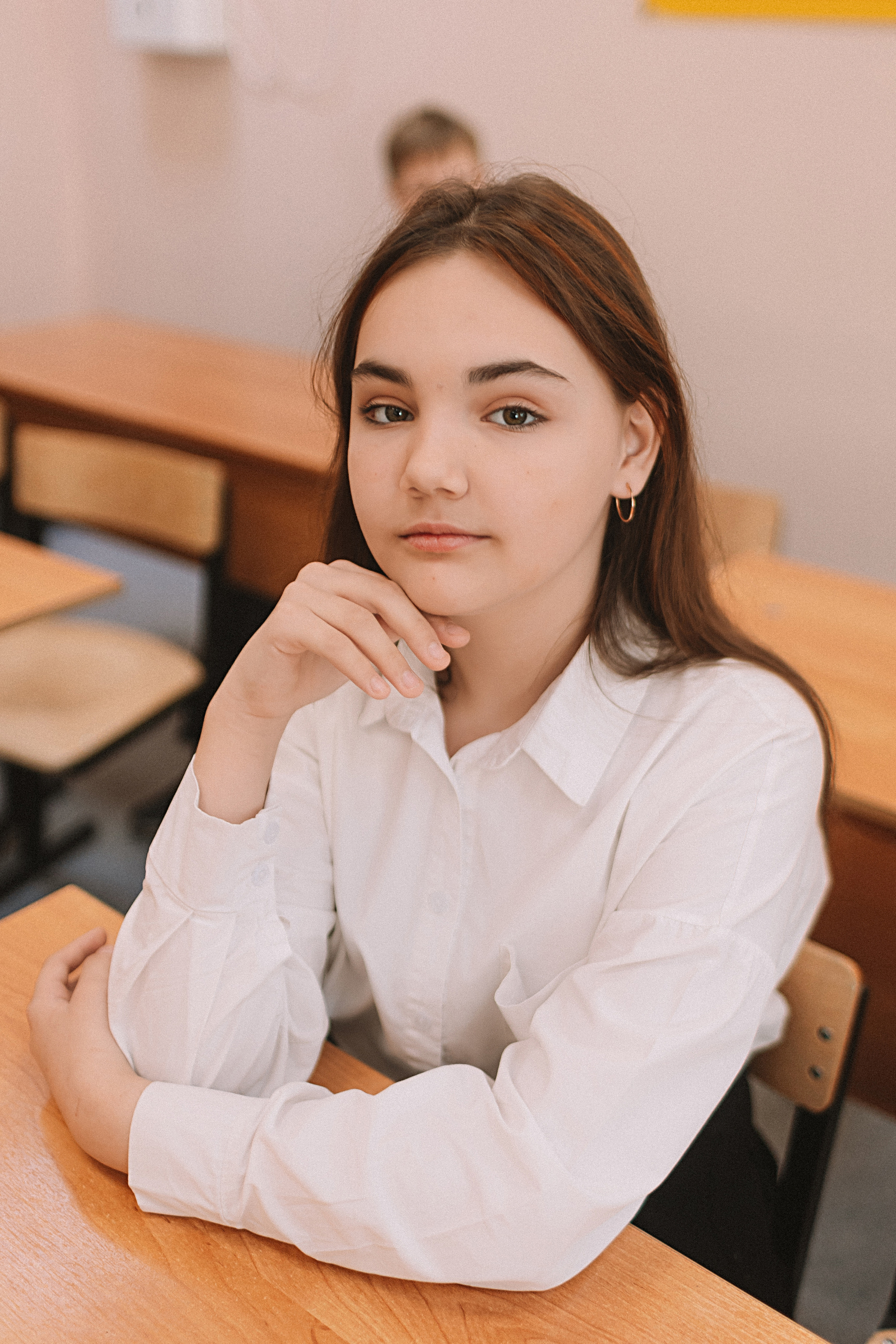 7 класс в стенах школы. Семейный фотограф Тюмень, фотограф на роды Салмина Мария