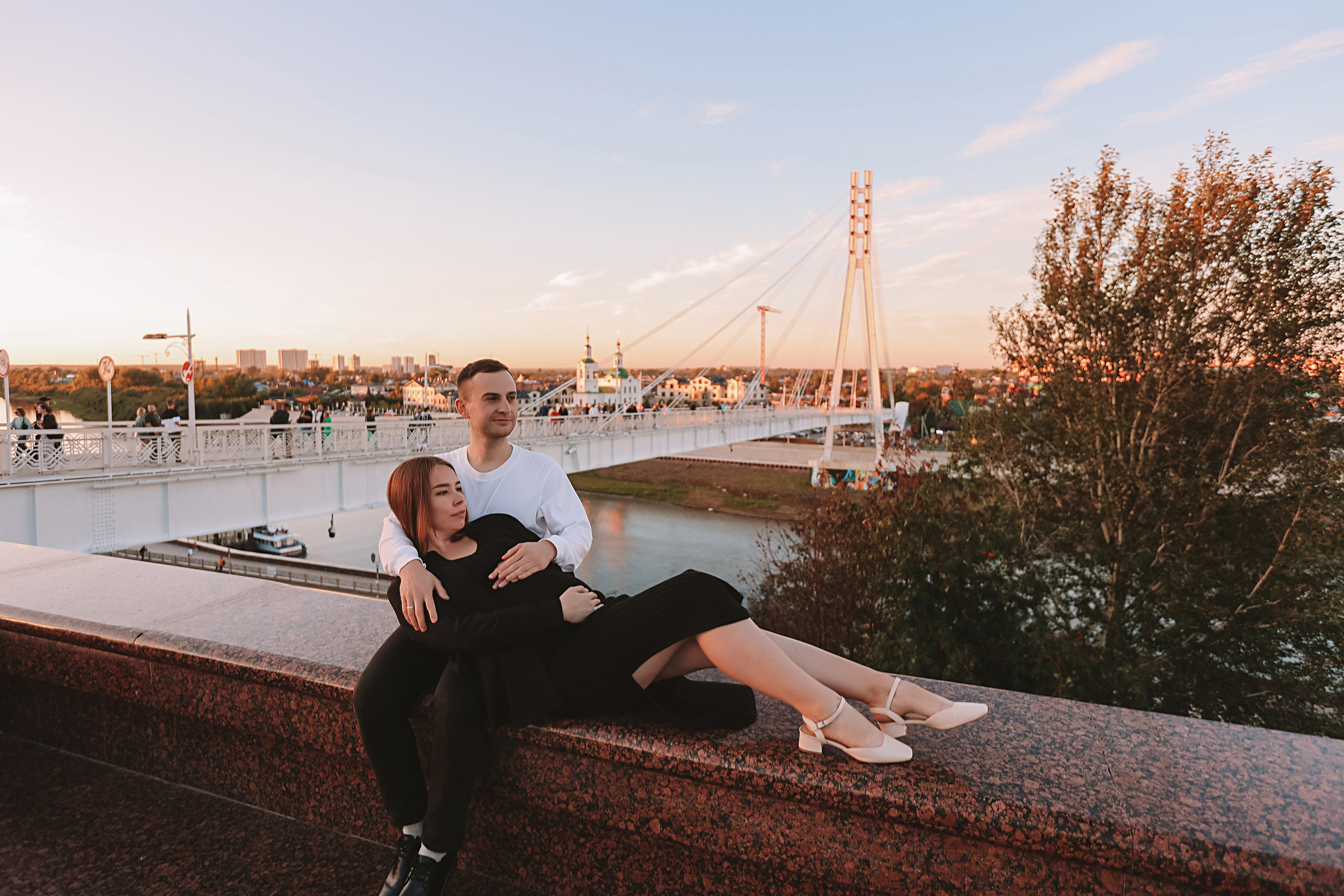 Беременность (центр города). Семейный фотограф Тюмень, фотограф на роды Салмина Мария