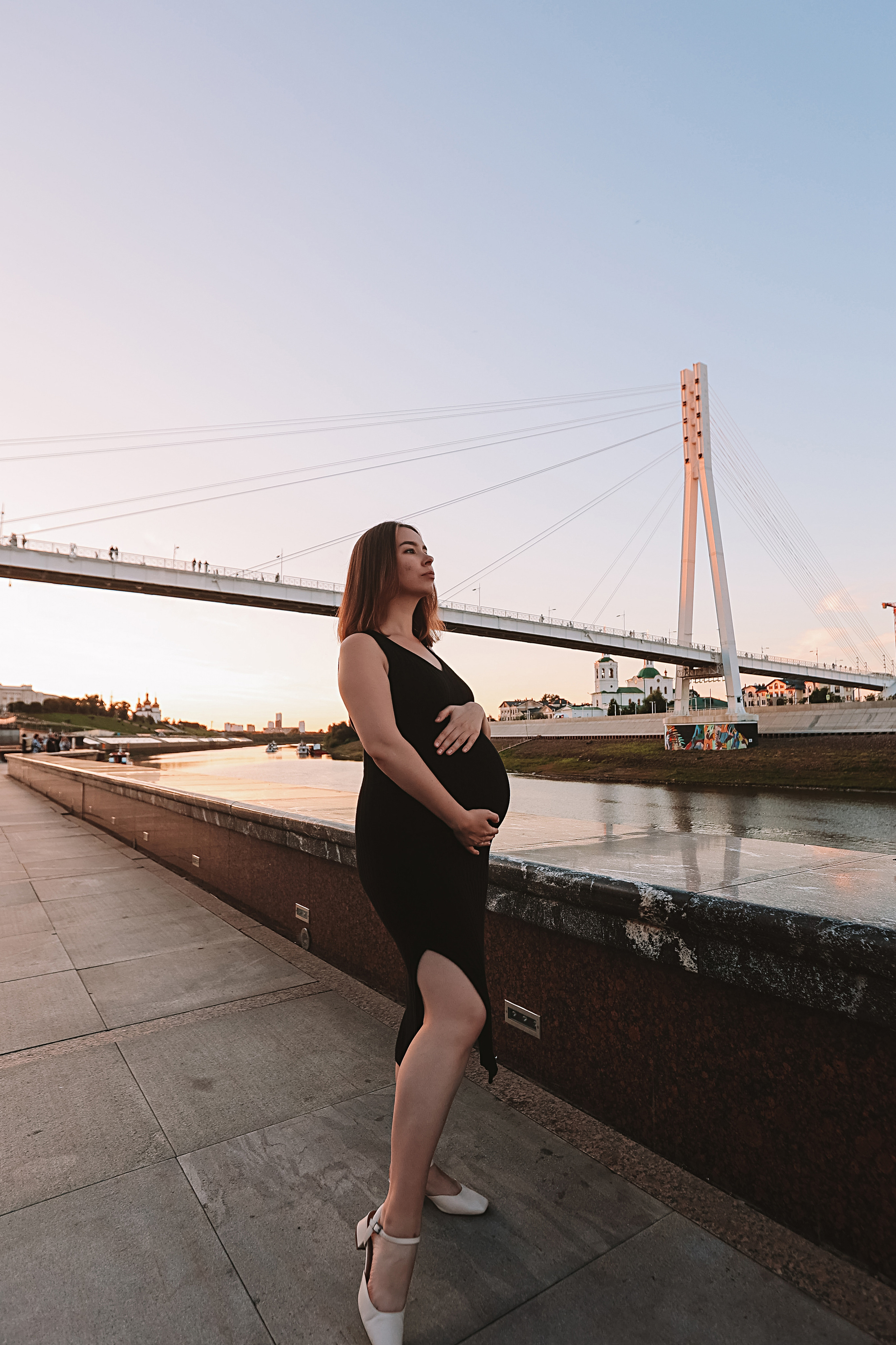 Беременность (центр города). Семейный фотограф Тюмень, фотограф на роды Салмина Мария