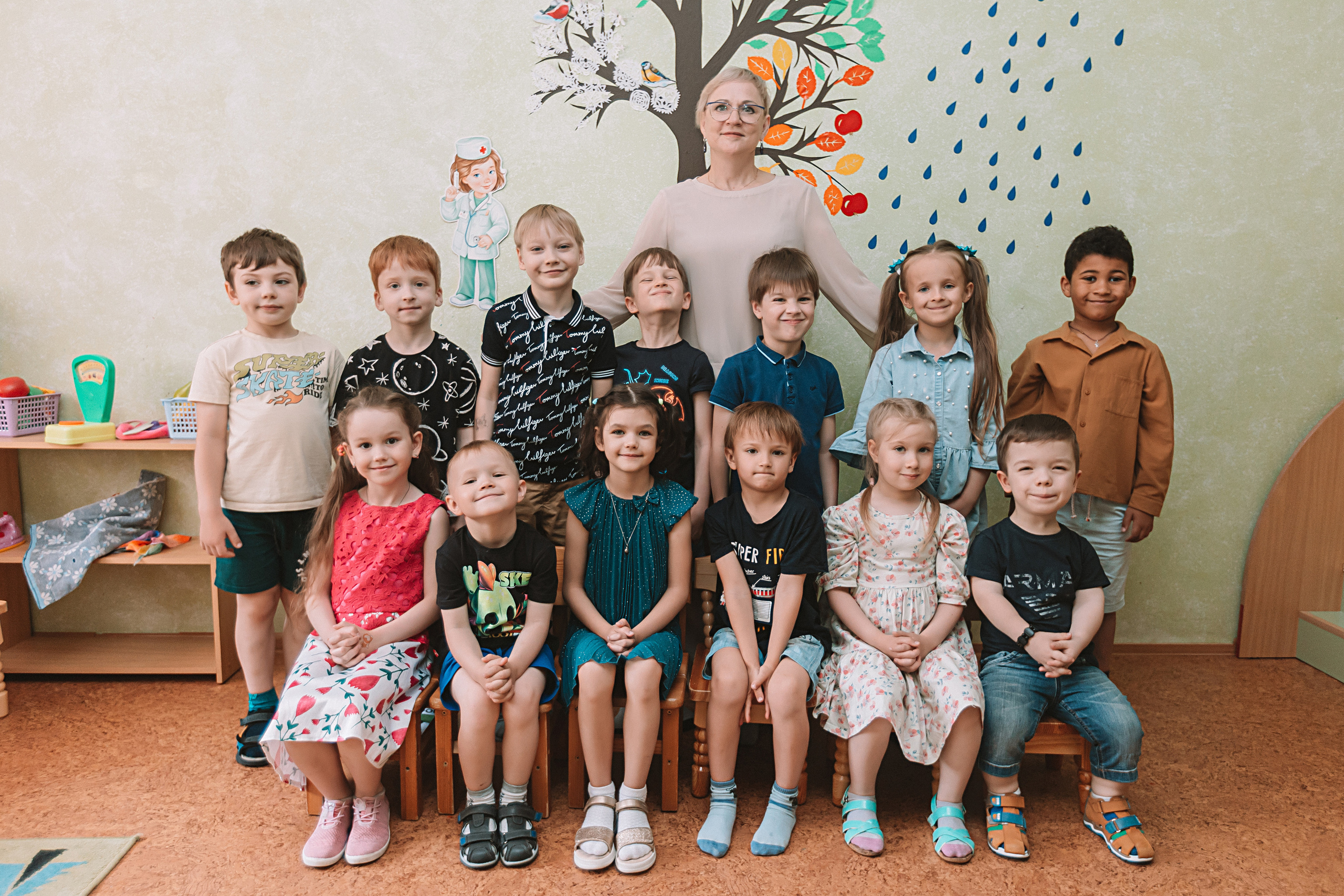 Один день в саду (частный). Семейный фотограф Тюмень, фотограф на роды Салмина Мария
