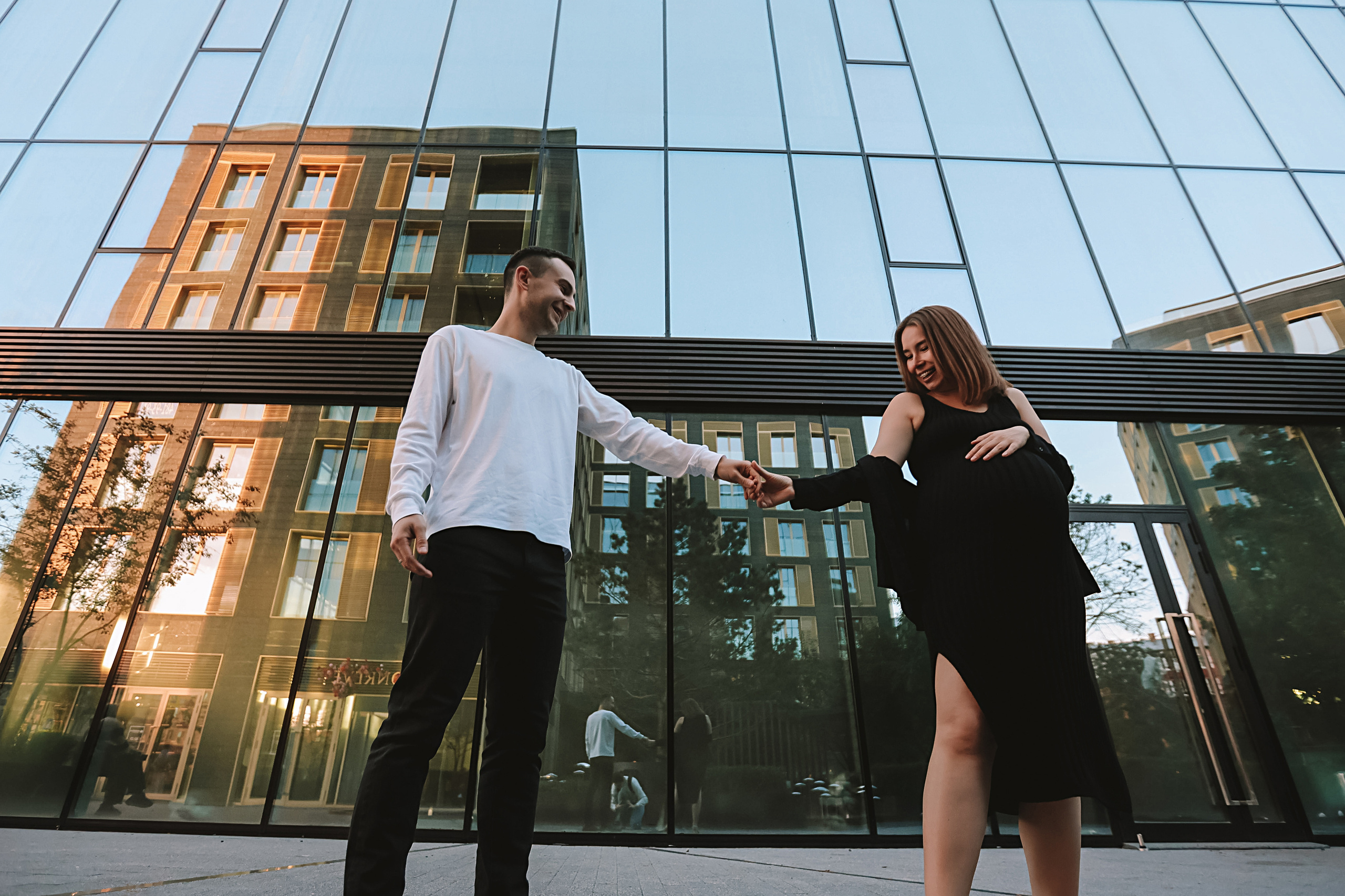 Беременность (центр города). Семейный фотограф Тюмень, фотограф на роды Салмина Мария