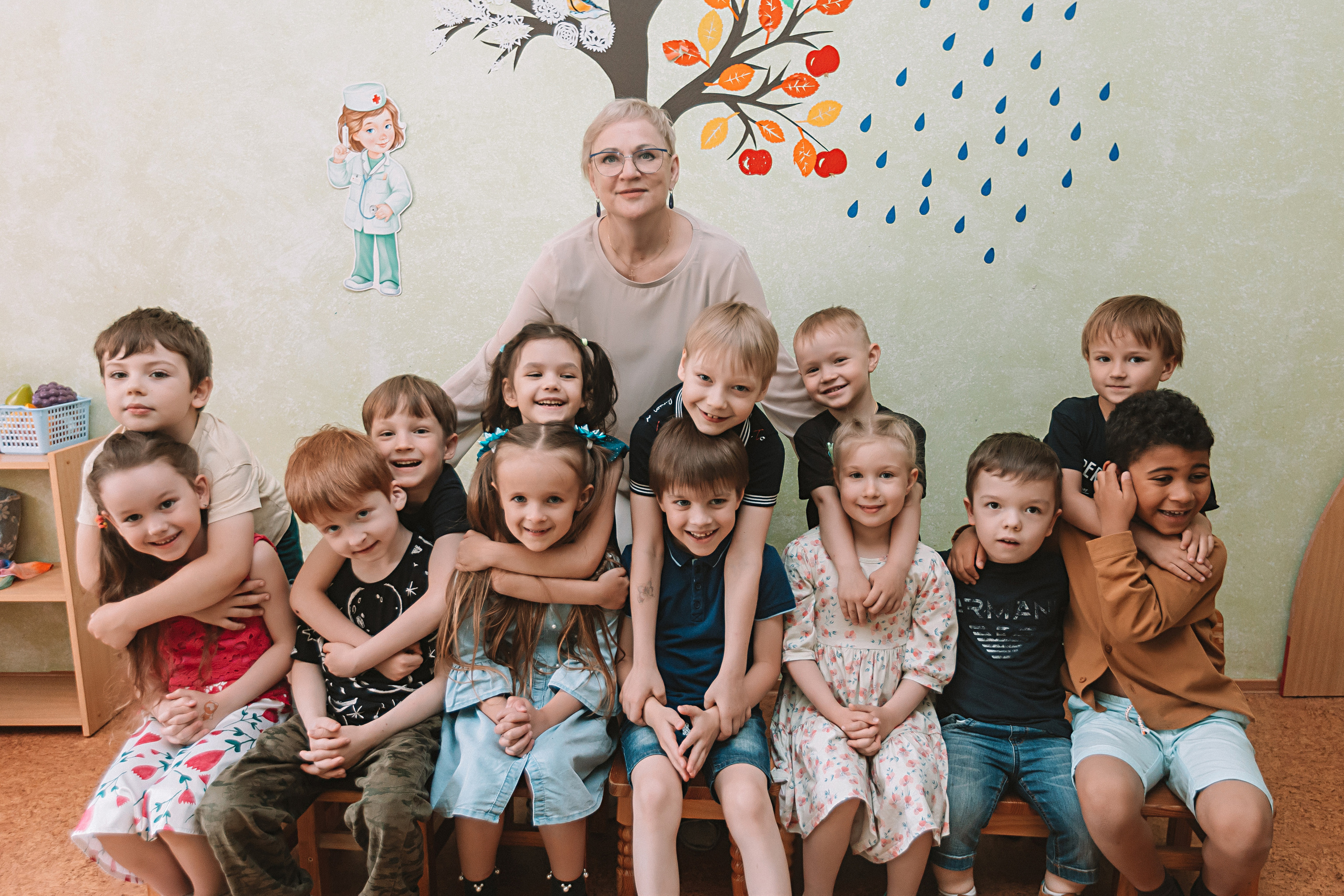 Один день в саду (частный). Семейный фотограф Тюмень, фотограф на роды Салмина Мария