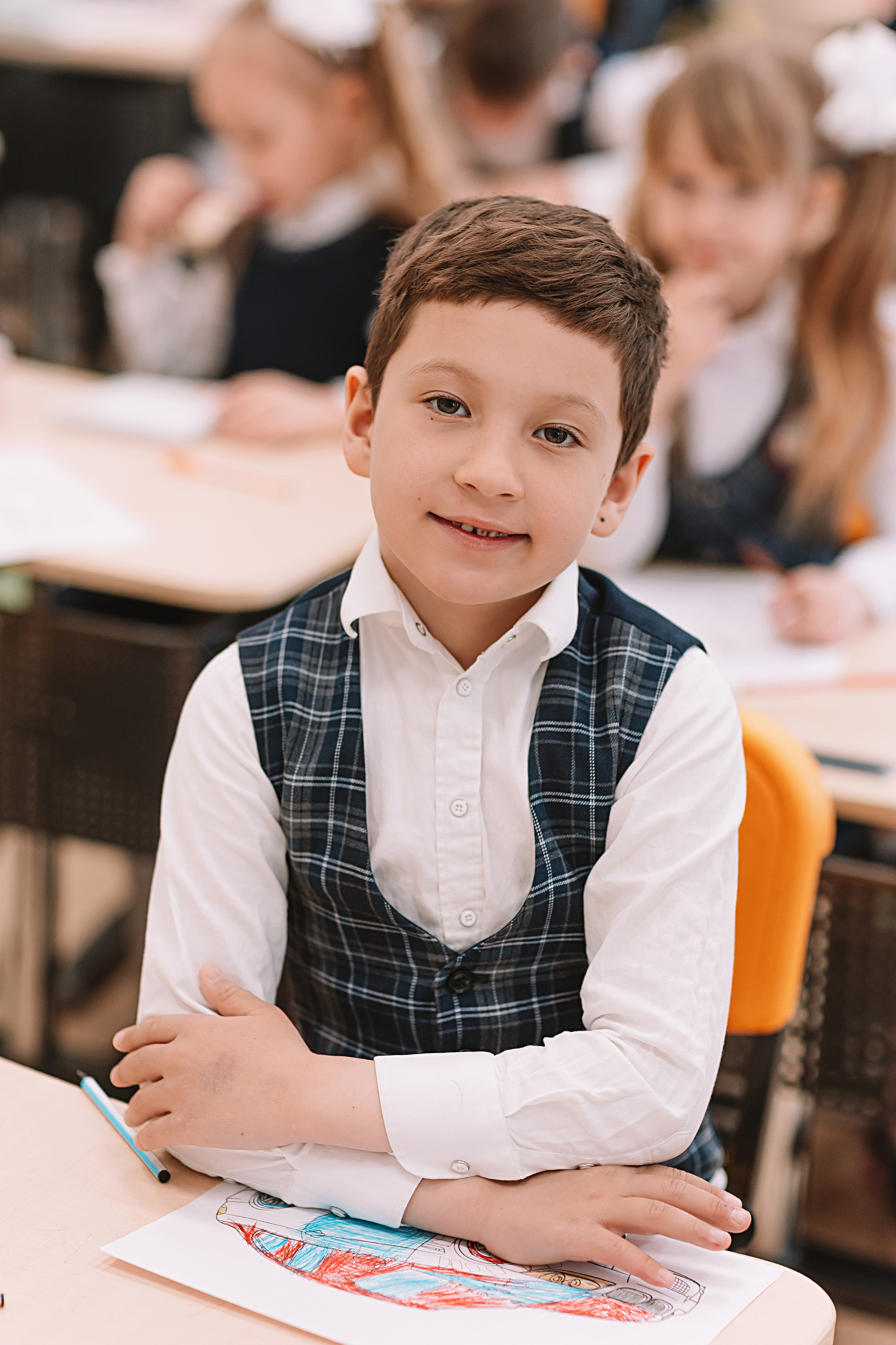 1 класс в кабинете. Семейный фотограф Тюмень, фотограф на роды Салмина Мария