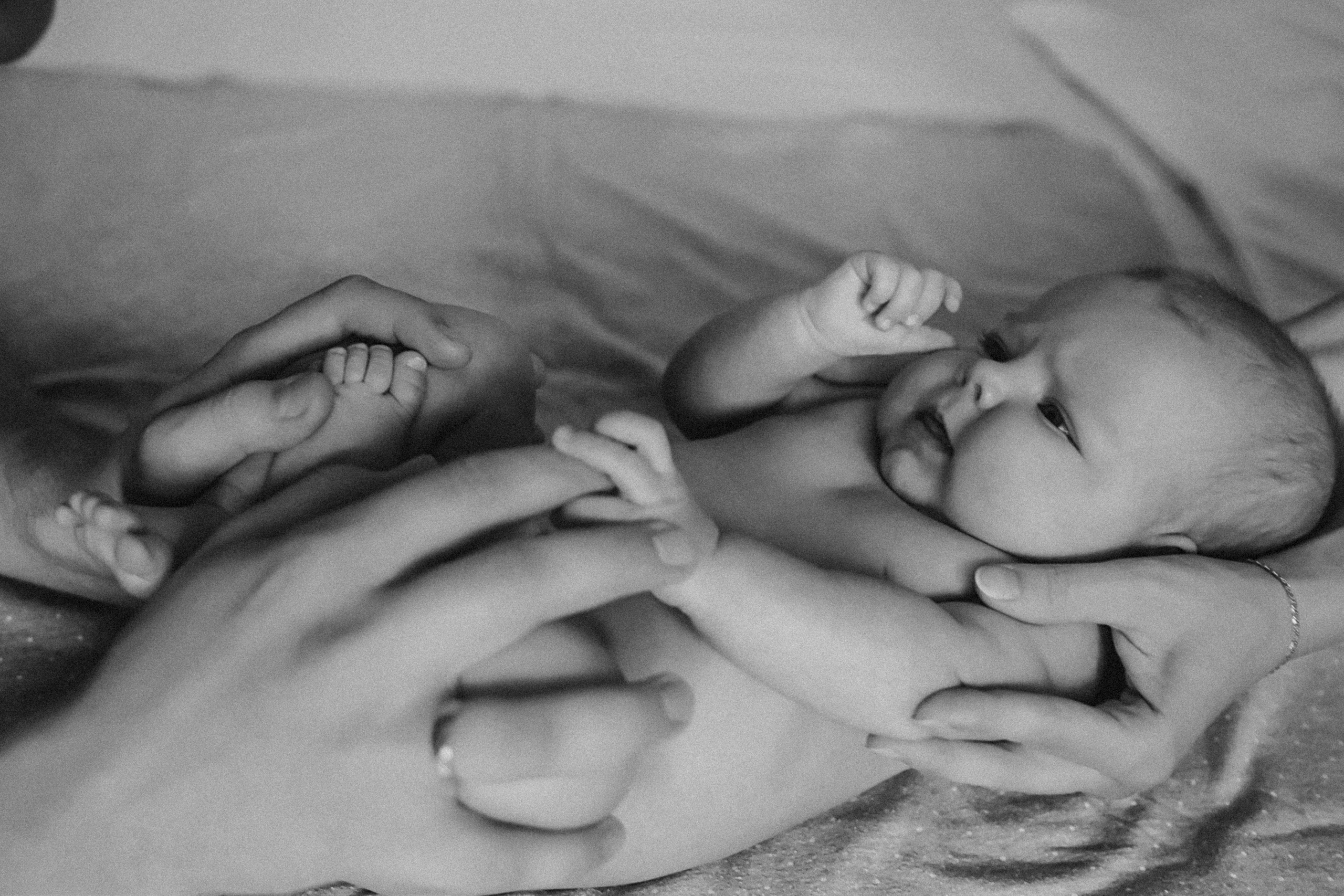 Аня, 2 месяца. Семейный фотограф Тюмень, фотограф на роды Салмина Мария