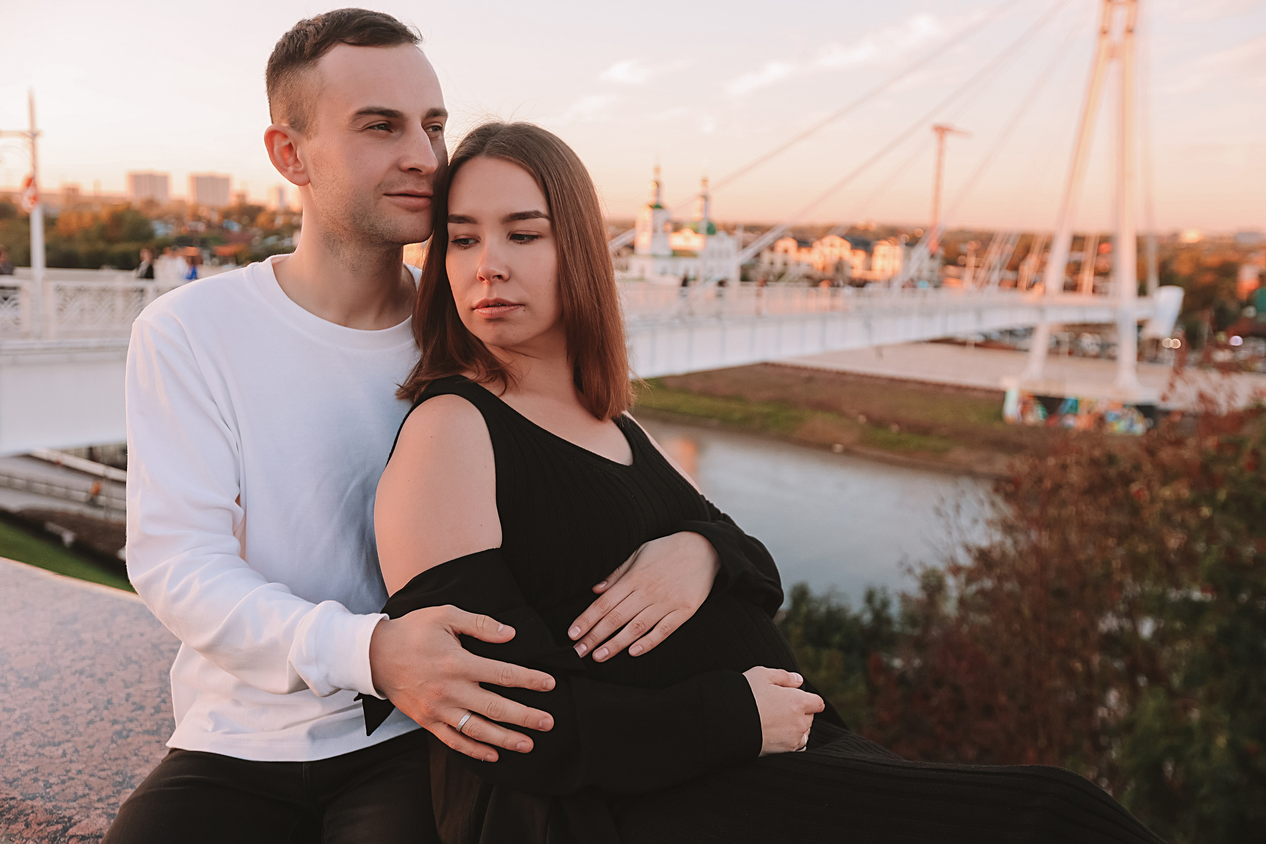 Беременность (центр города). Семейный фотограф Тюмень, фотограф на роды Салмина Мария