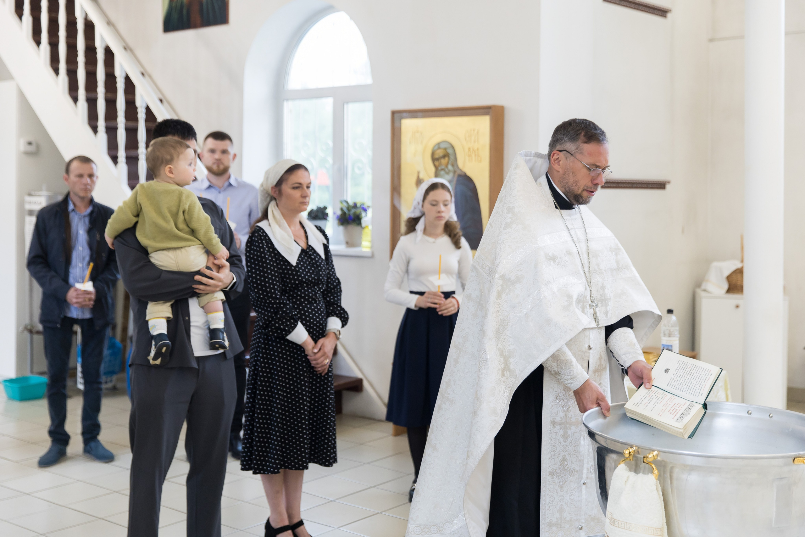 Крещение. Снимаю съемки