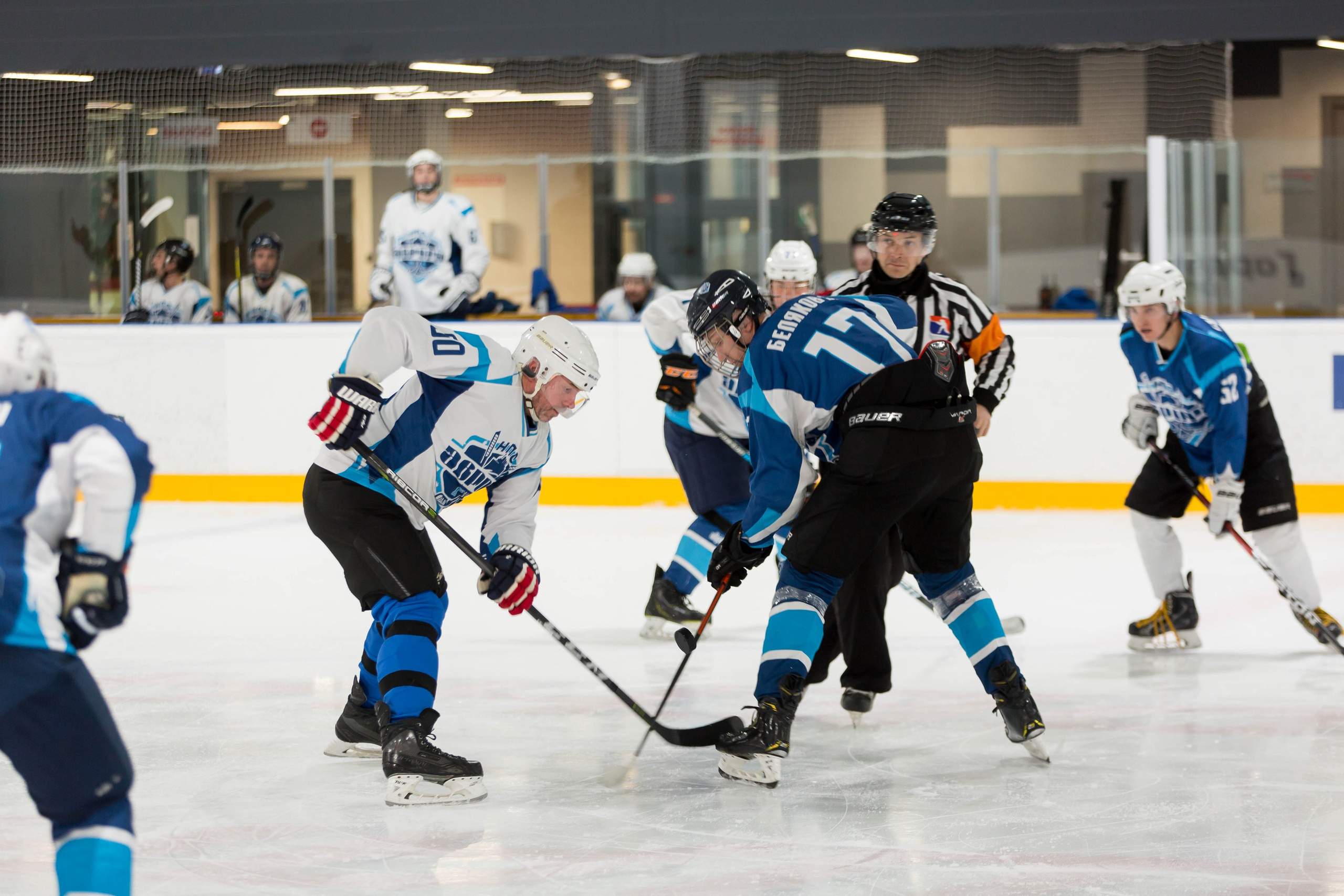 Хоккей для НПО «Аврора». Снимаю съемки