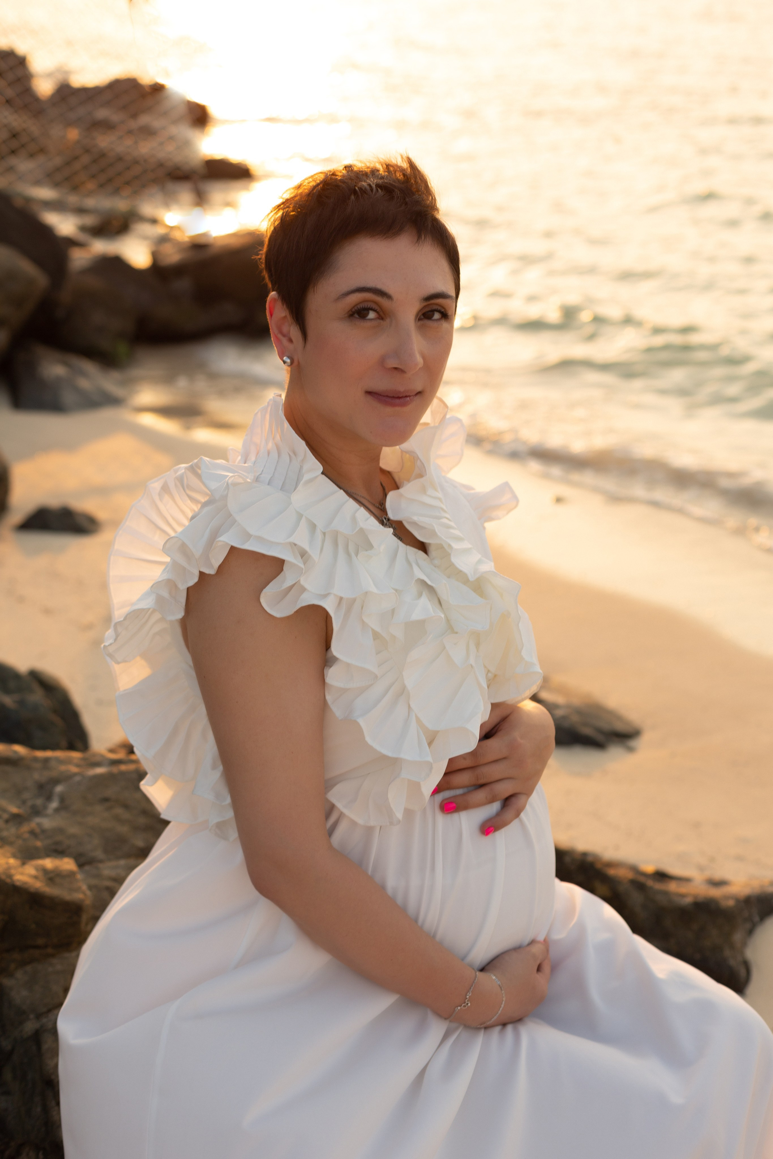 Classic Elegant Pregnancy Photoshoot in Dubai