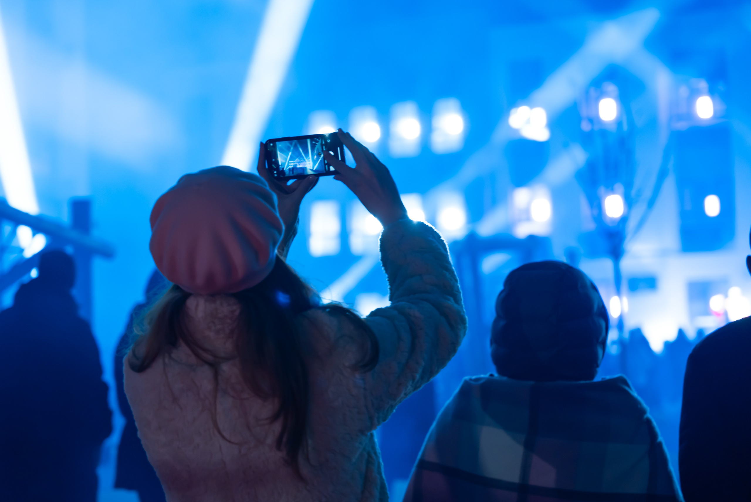 Световое шоу от ЖК «Герои поколений». Свадебный фотограф Виктория Баталина