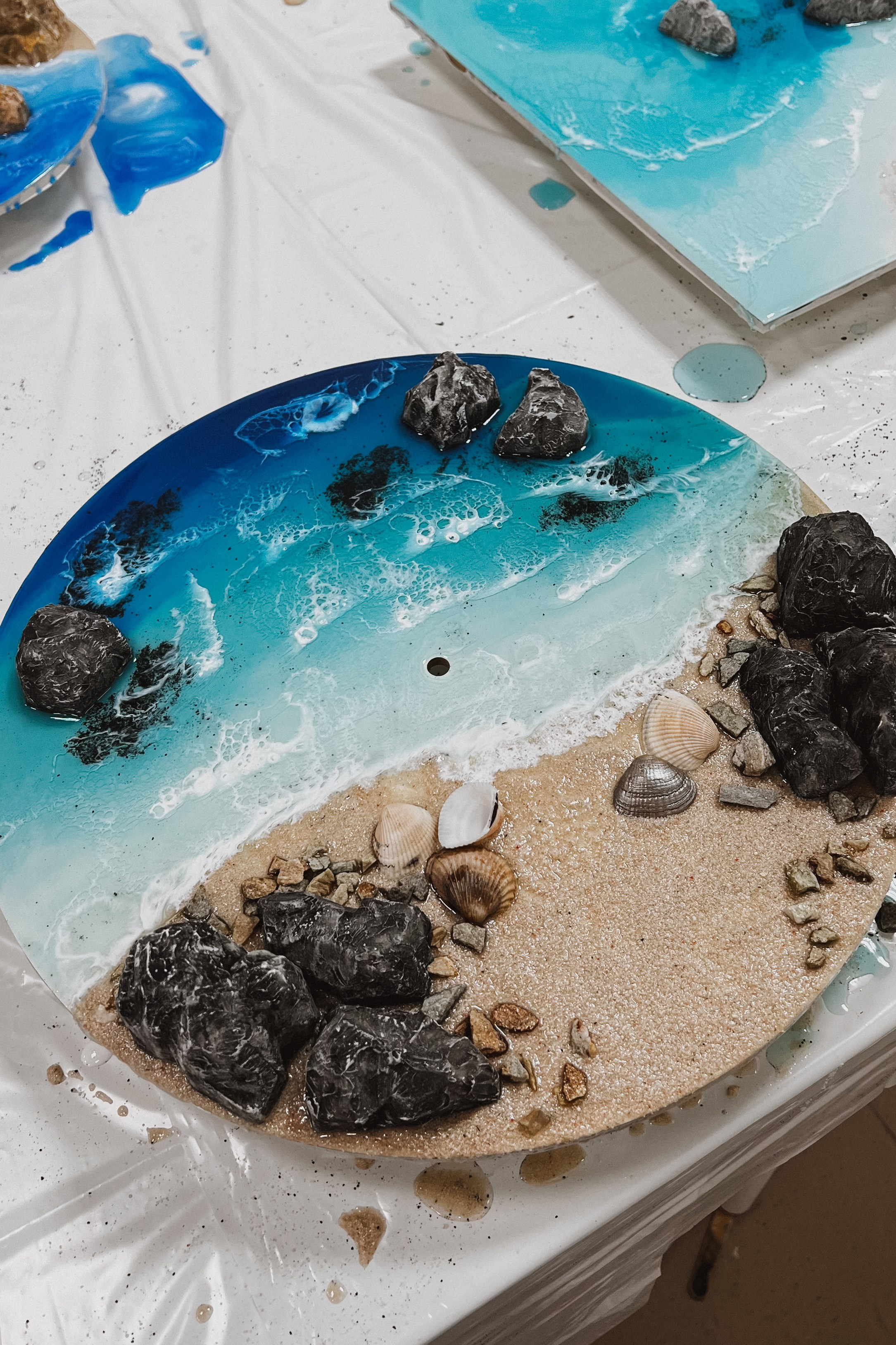 Мастер-классы. Seatales — эпоксидная смола и спиртовые чернила