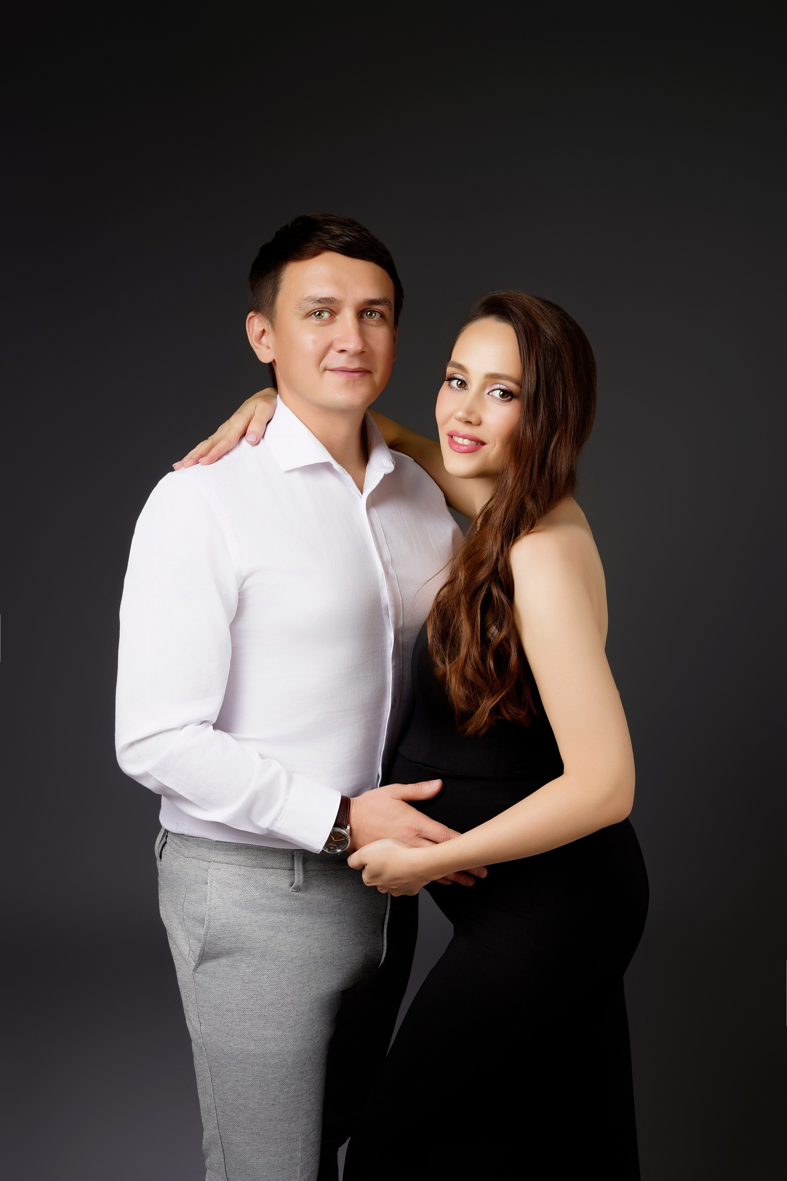 Съёмка беременности в моей фотостудии «НЕБО». Женский фотограф в Химках Алёна Ленёва