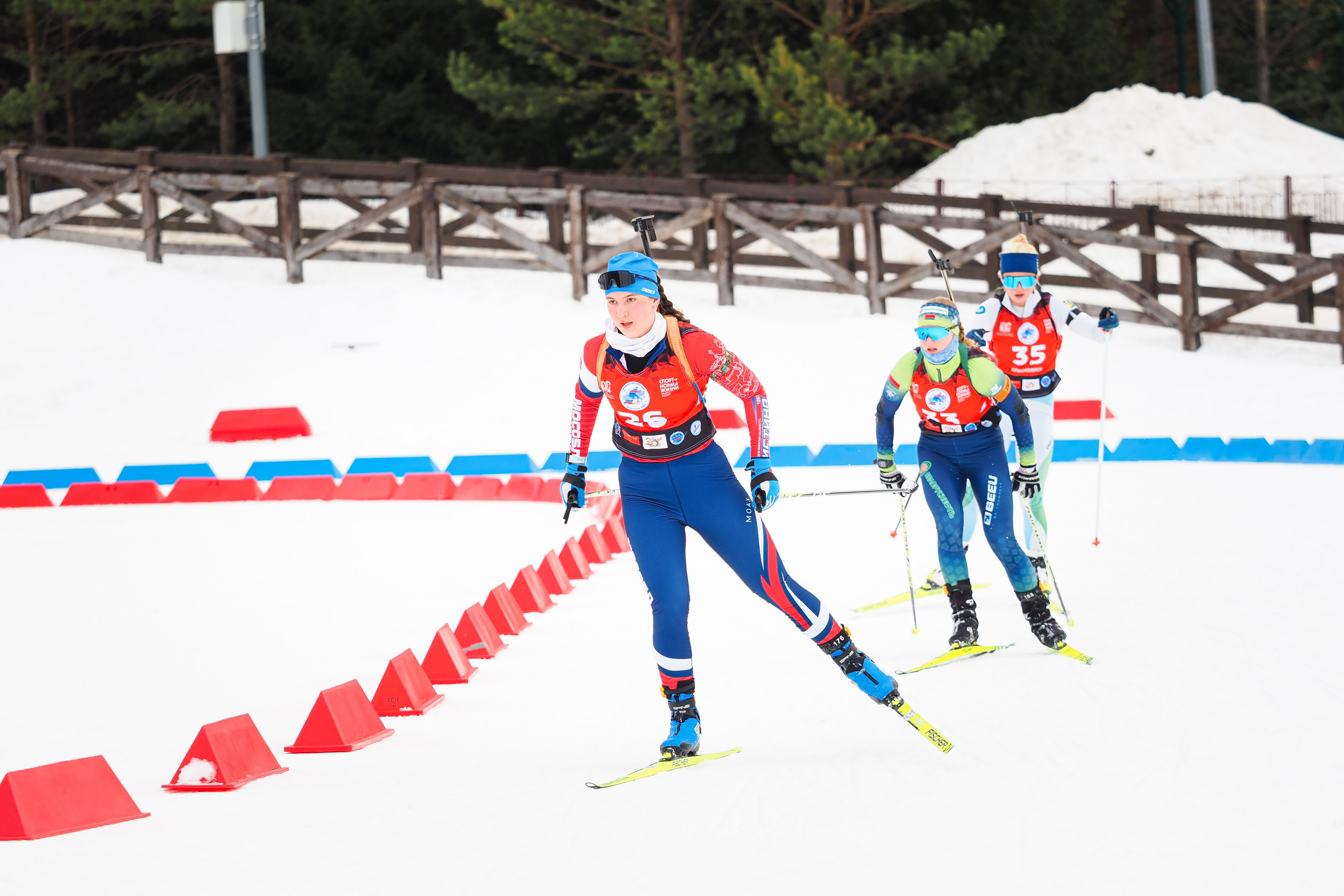 Биатлон / Первенство России. Репортажный фотограф Алексей Козьмин