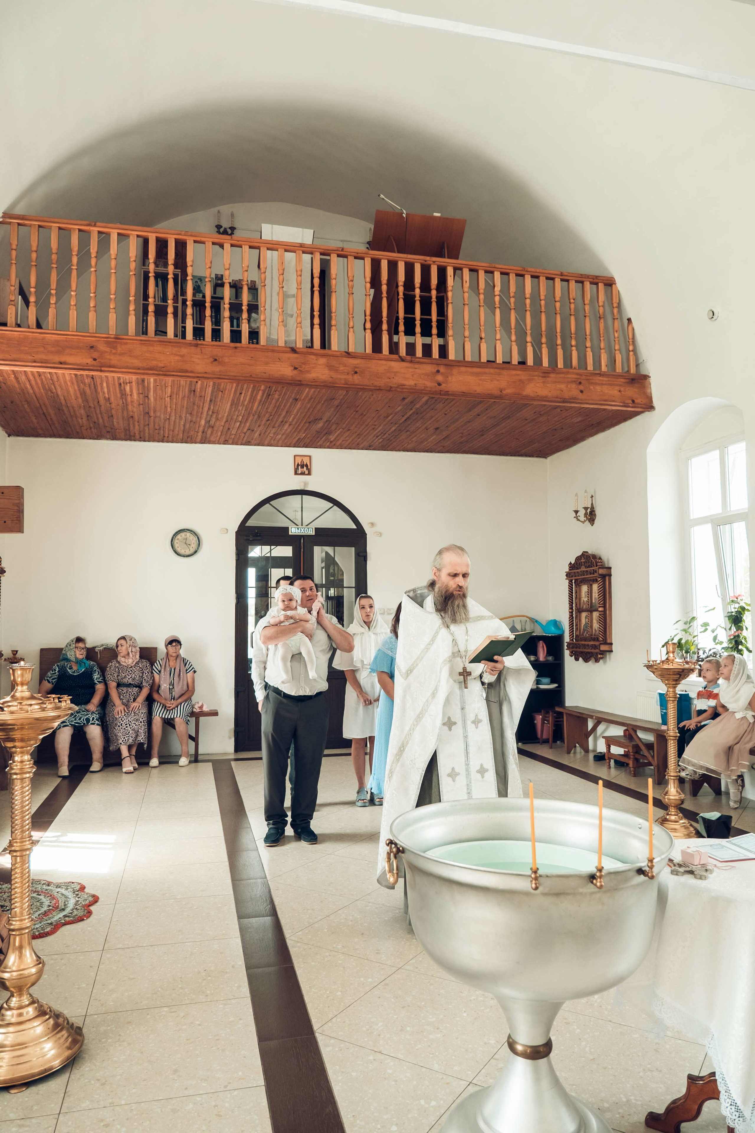 Крещение Ксении. Семейная фото и видеосъёмка. Брянск