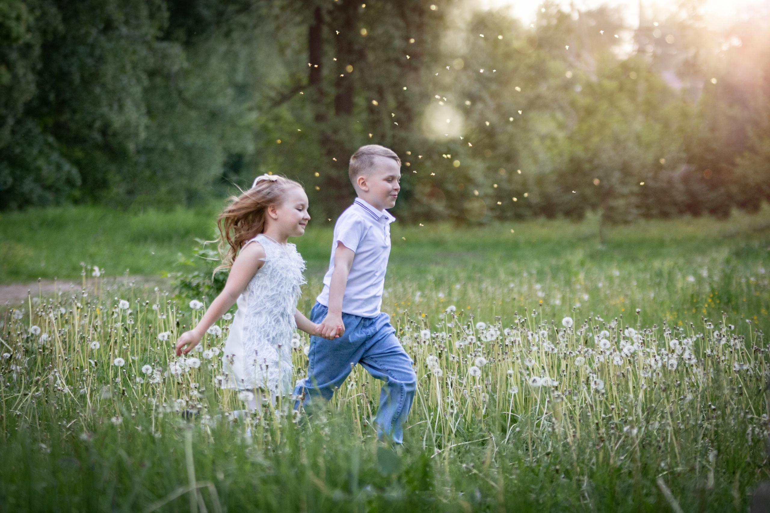 Одуванчики. Семейный и детский фотограф Настасья Боровкова