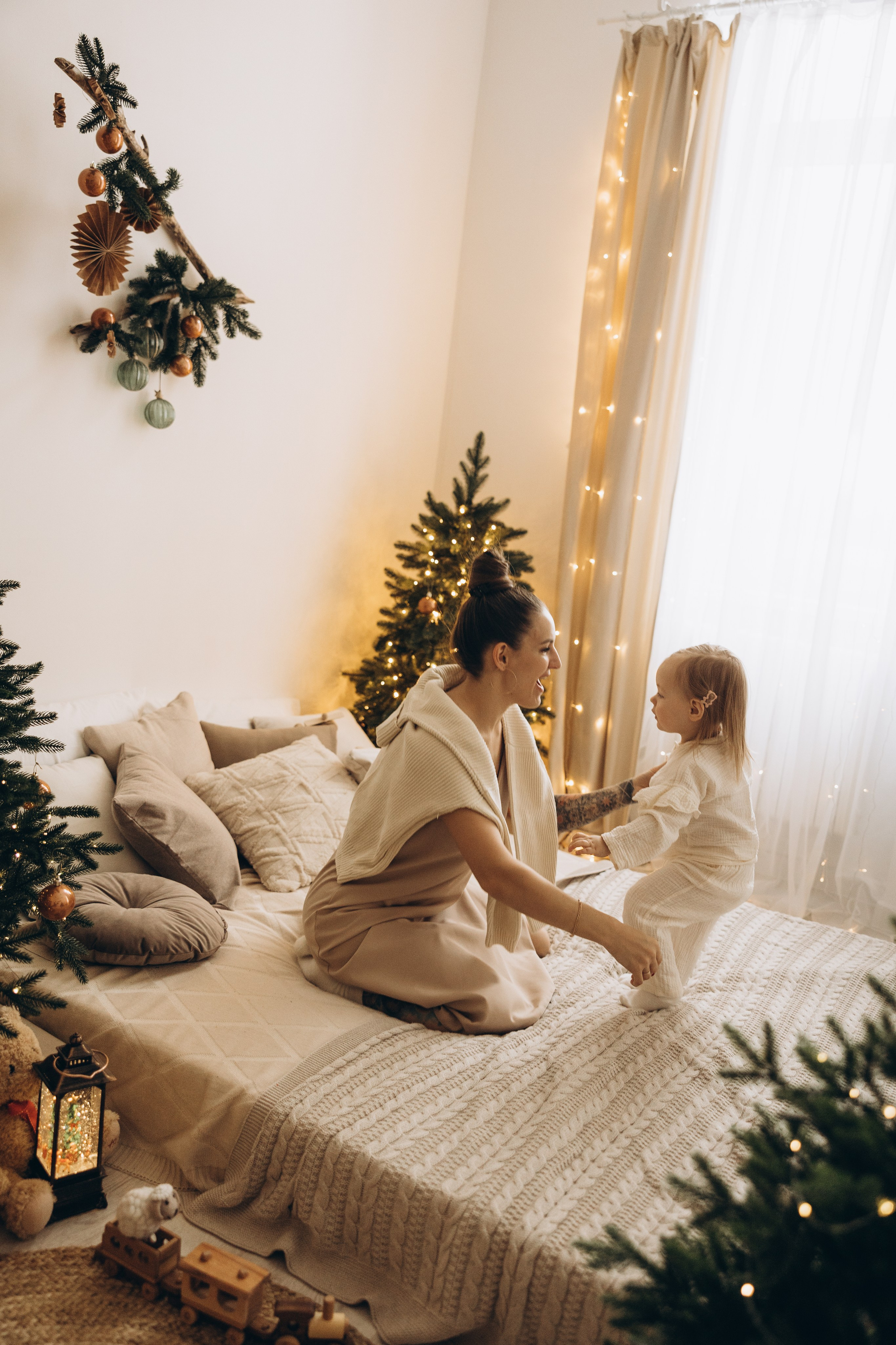 Ольга и Мирослава НГ. Семейный фотограф в Москве Виктория Ястребинская