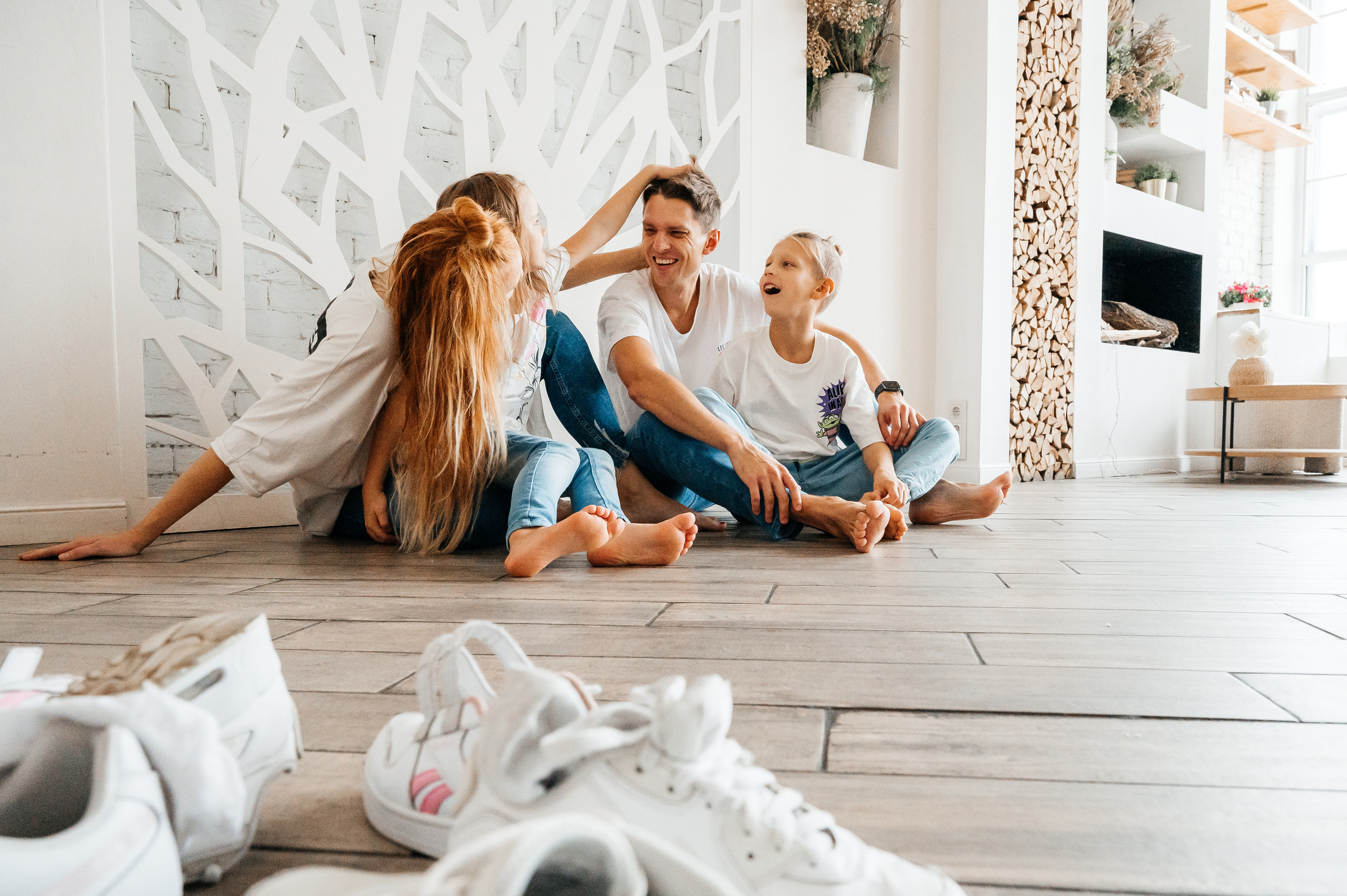 Карина, Сева, Мия и Тиша. Портретный фотограф Петрова Мария