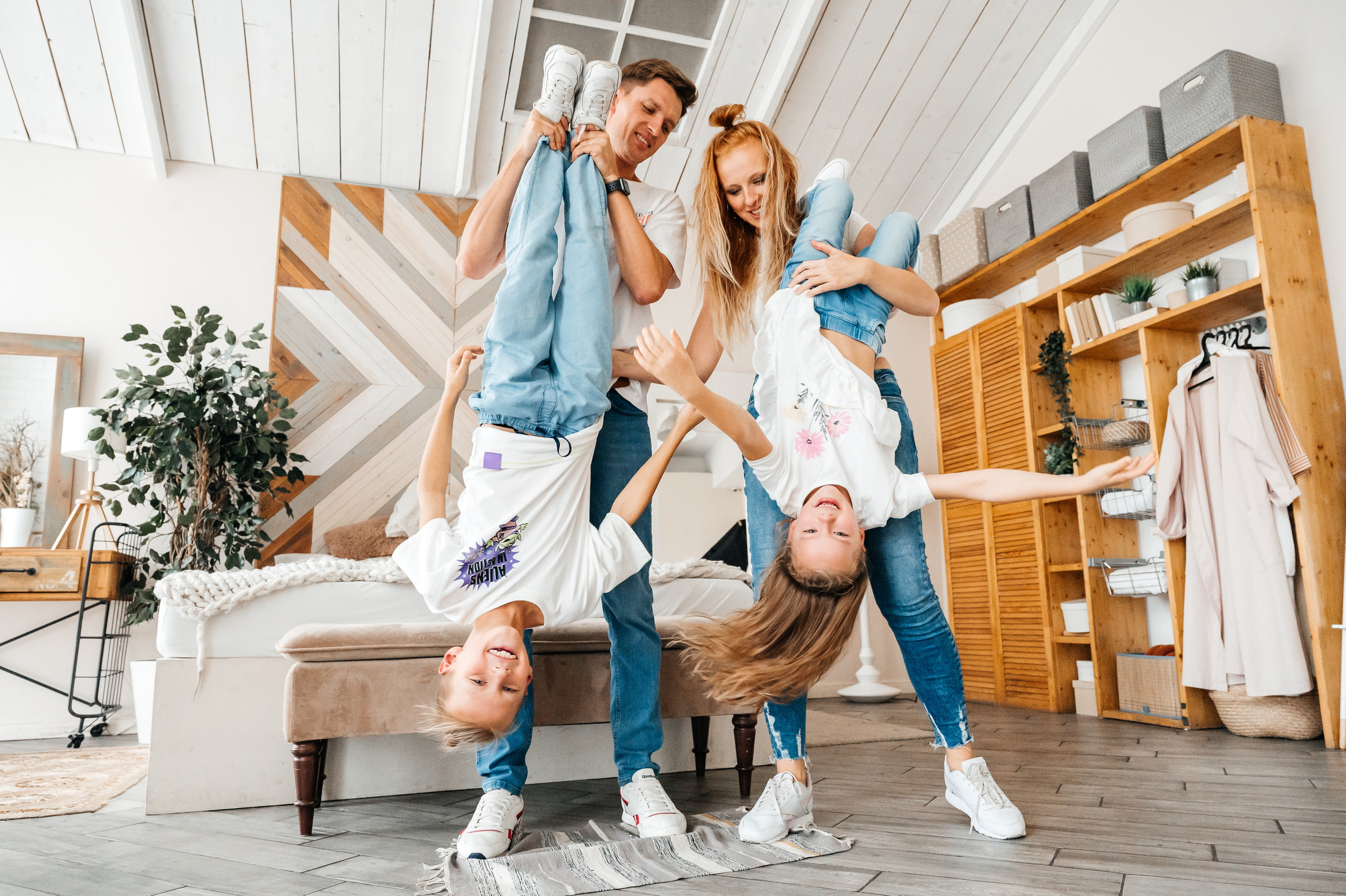 Карина, Сева, Мия и Тиша. Портретный фотограф Петрова Мария