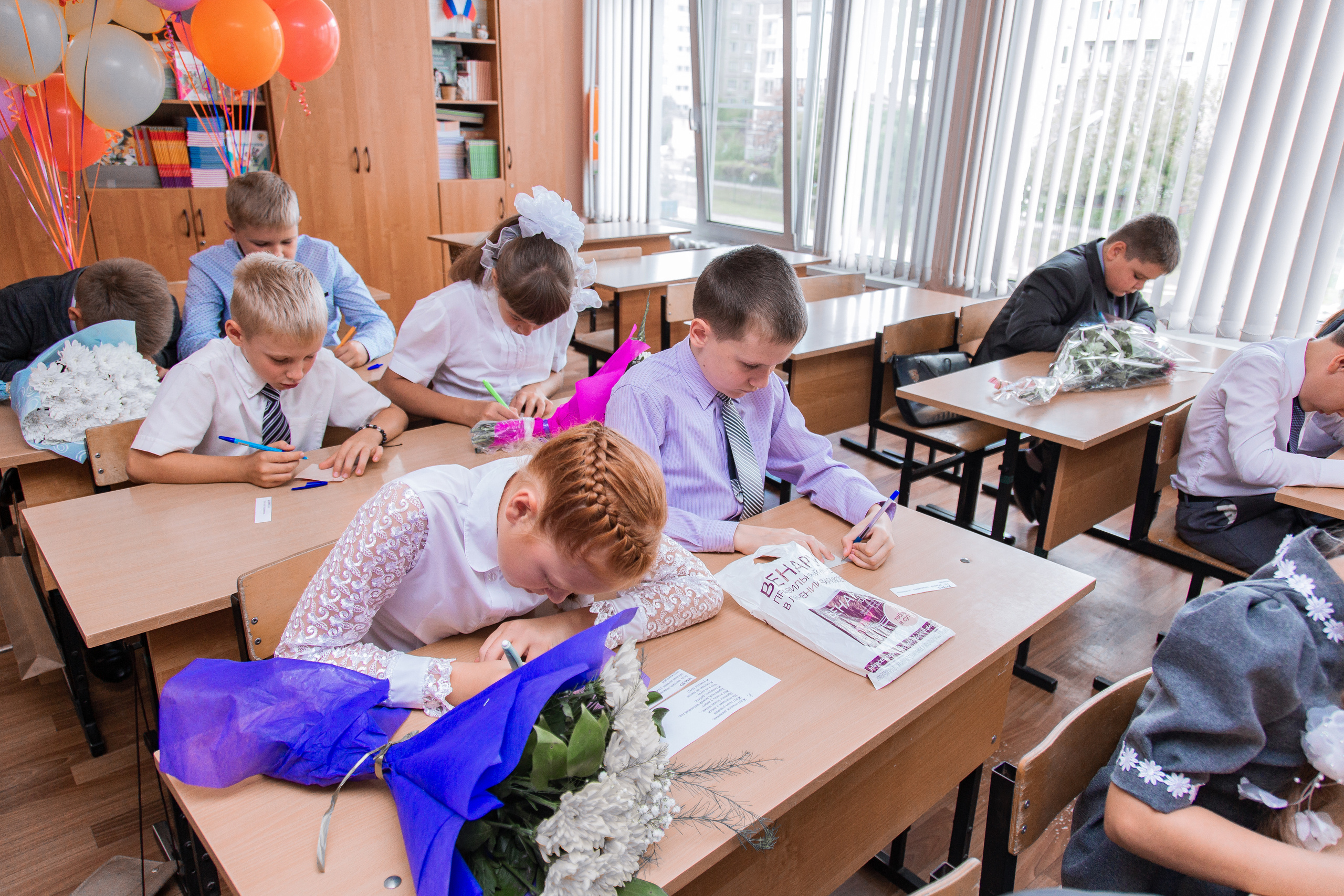 1 сентября для 4 класса. Выпускные альбомы в Подольске Москве и МО