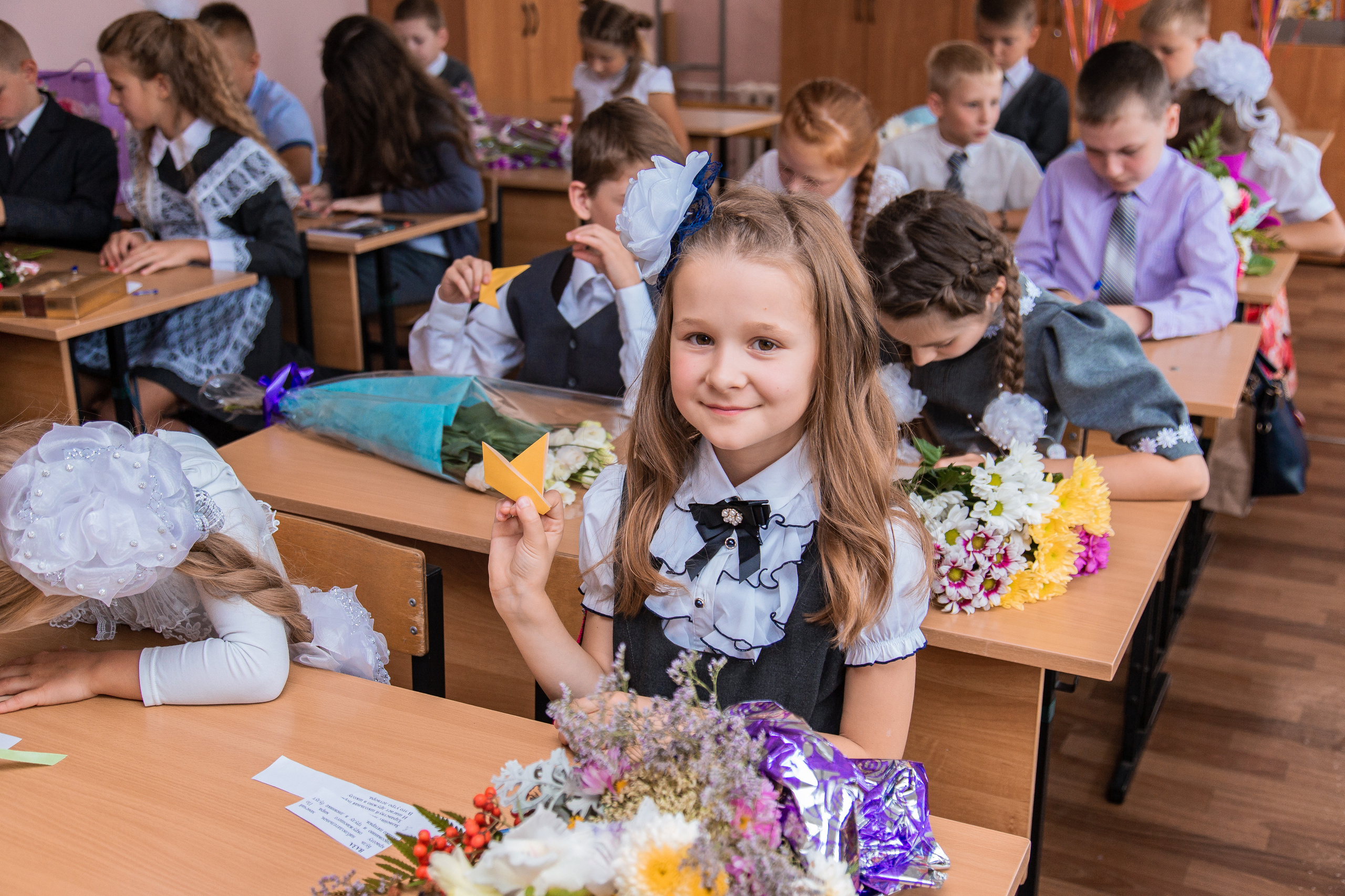 1 сентября для 4 класса. Выпускные альбомы в Подольске Москве и МО