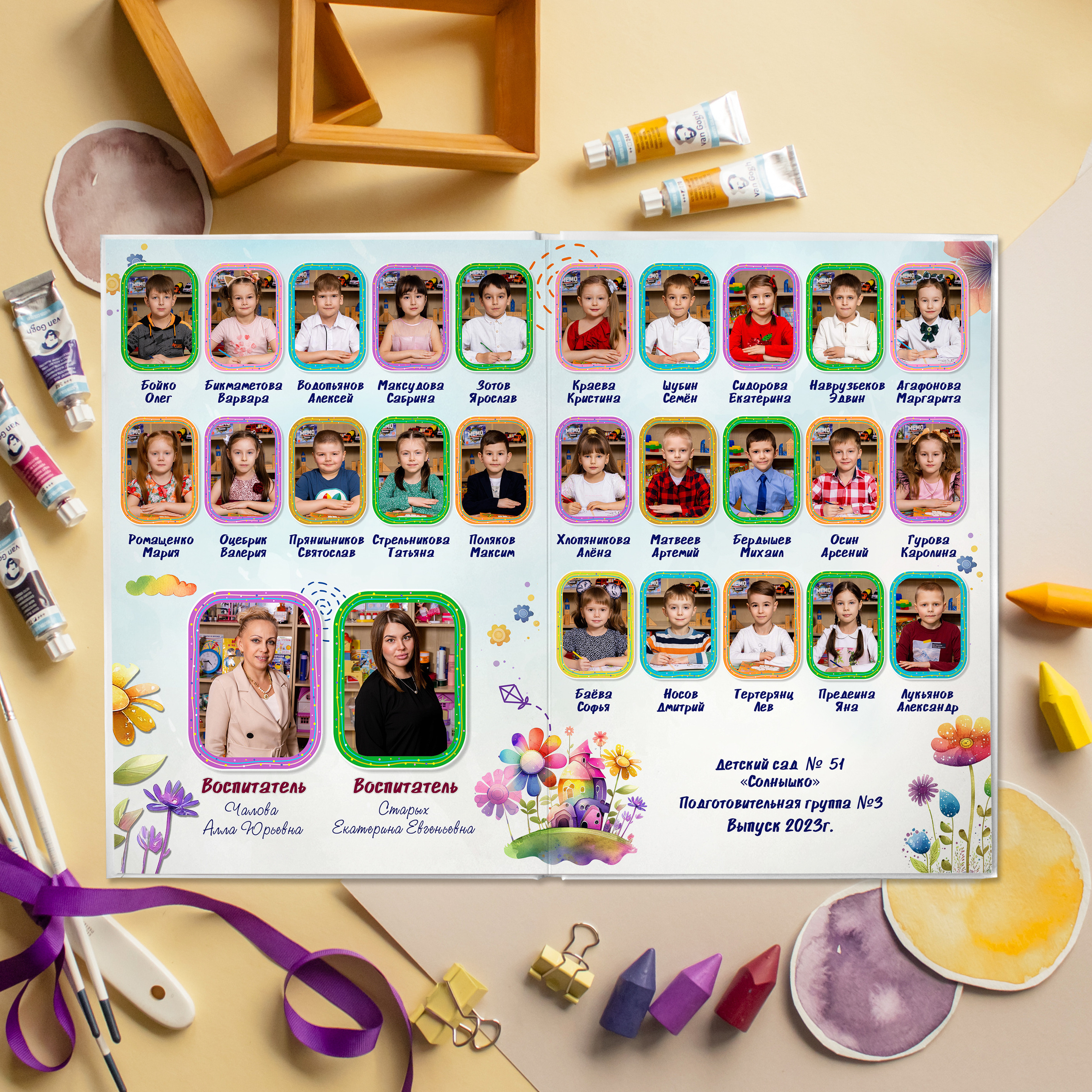 Дизайн цветик семицветик. Выпускные альбомы в Подольске Москве и МО