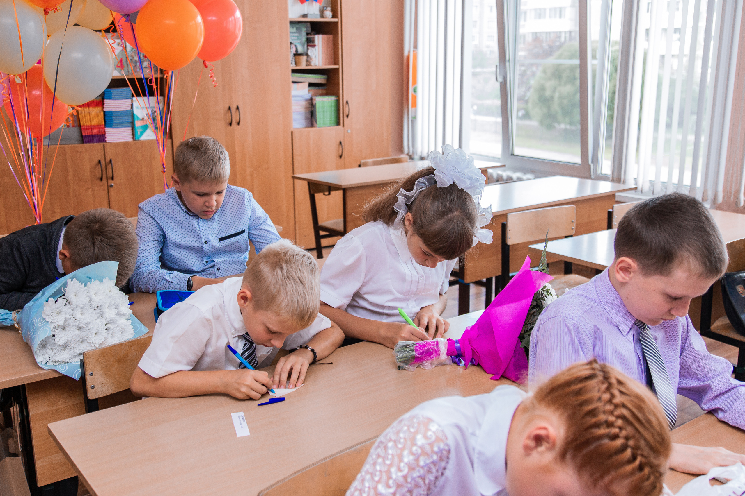 1 сентября для 4 класса. Выпускные альбомы в Подольске Москве и МО