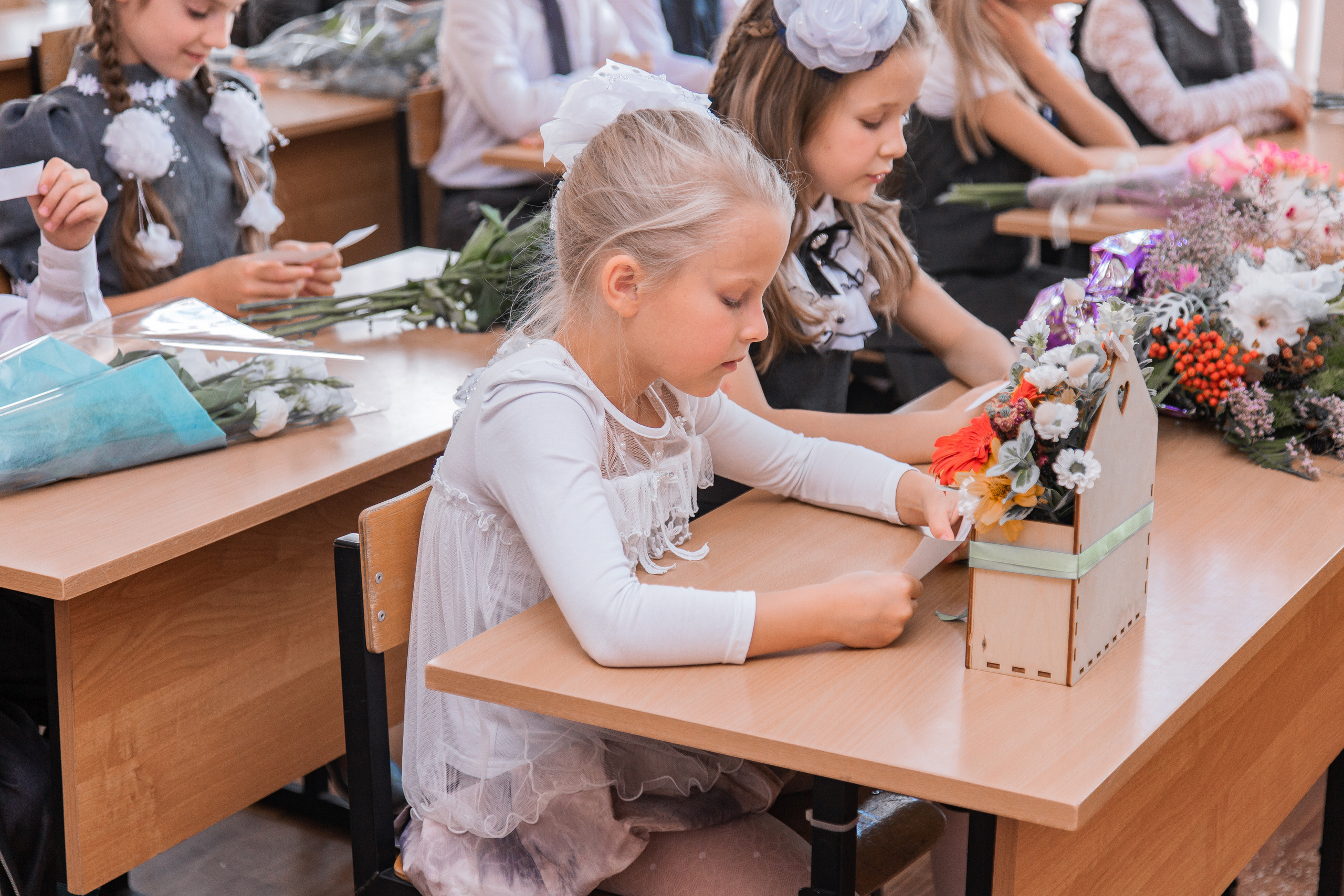 1 сентября для 4 класса. Выпускные альбомы в Подольске Москве и МО