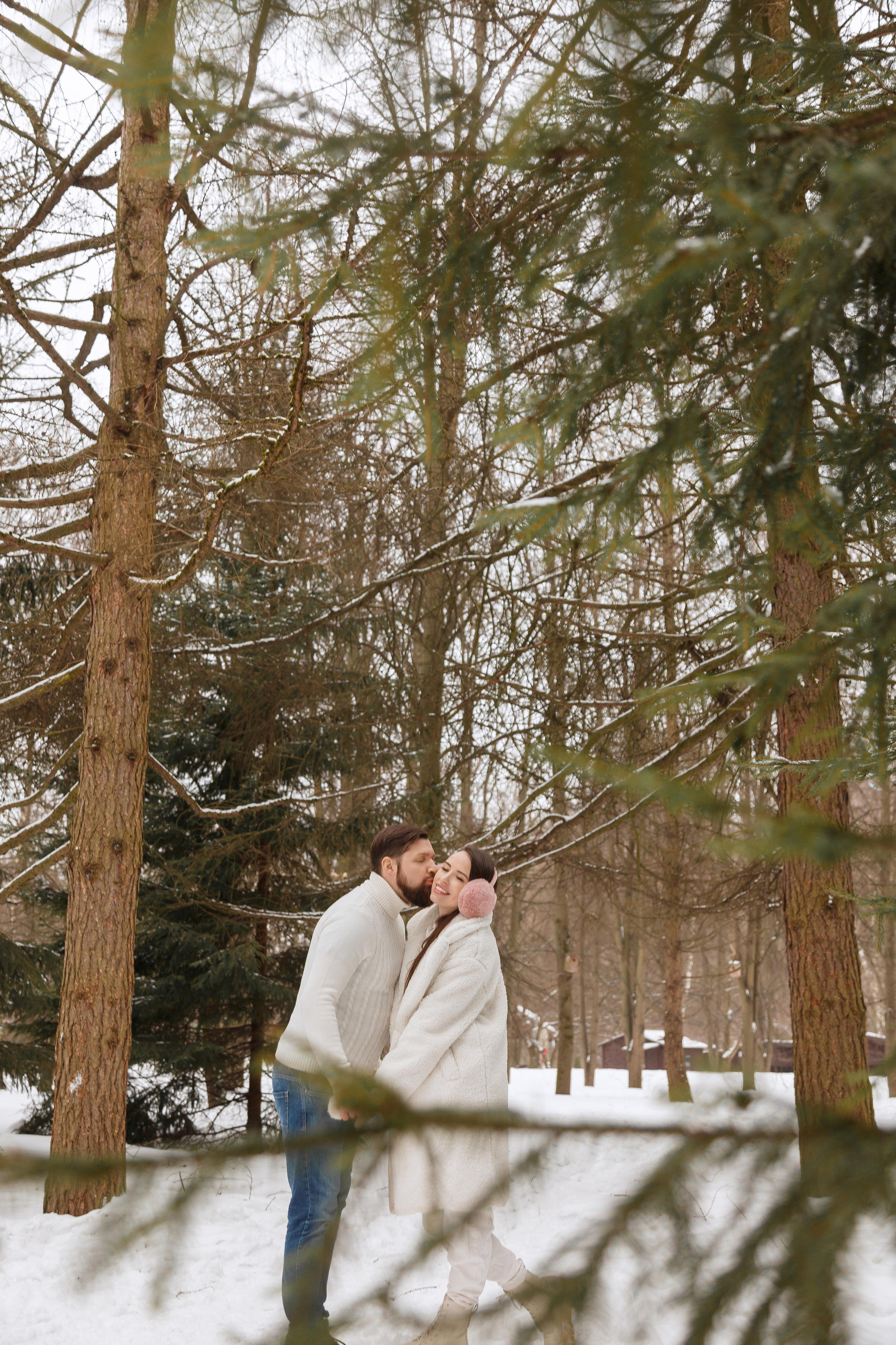 Зимняя семейная фотосессия в парке Тропарево. Фотограф Александра Сыщенко