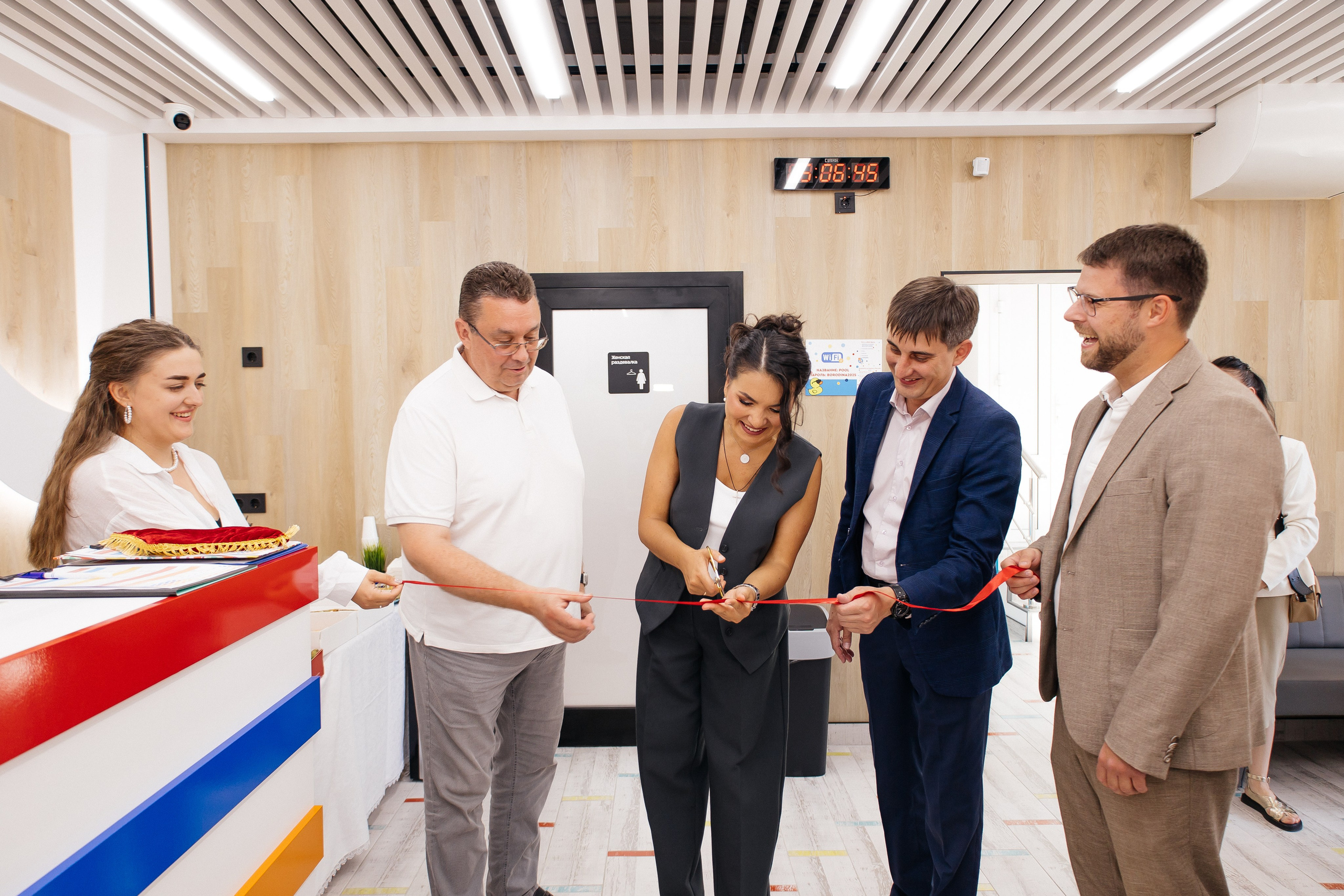 Открытие бассейна. Фотограф в Иркутске