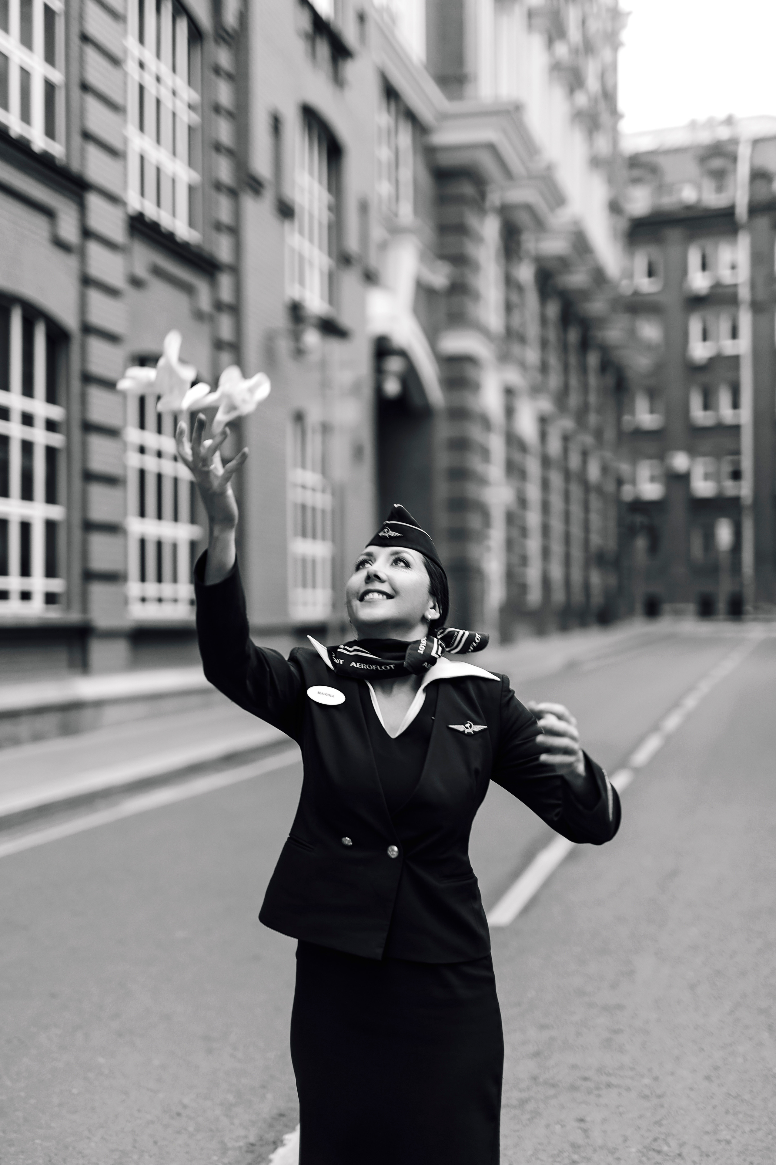 Стюардесса Марина. Фотограф Москва Мария Захарова