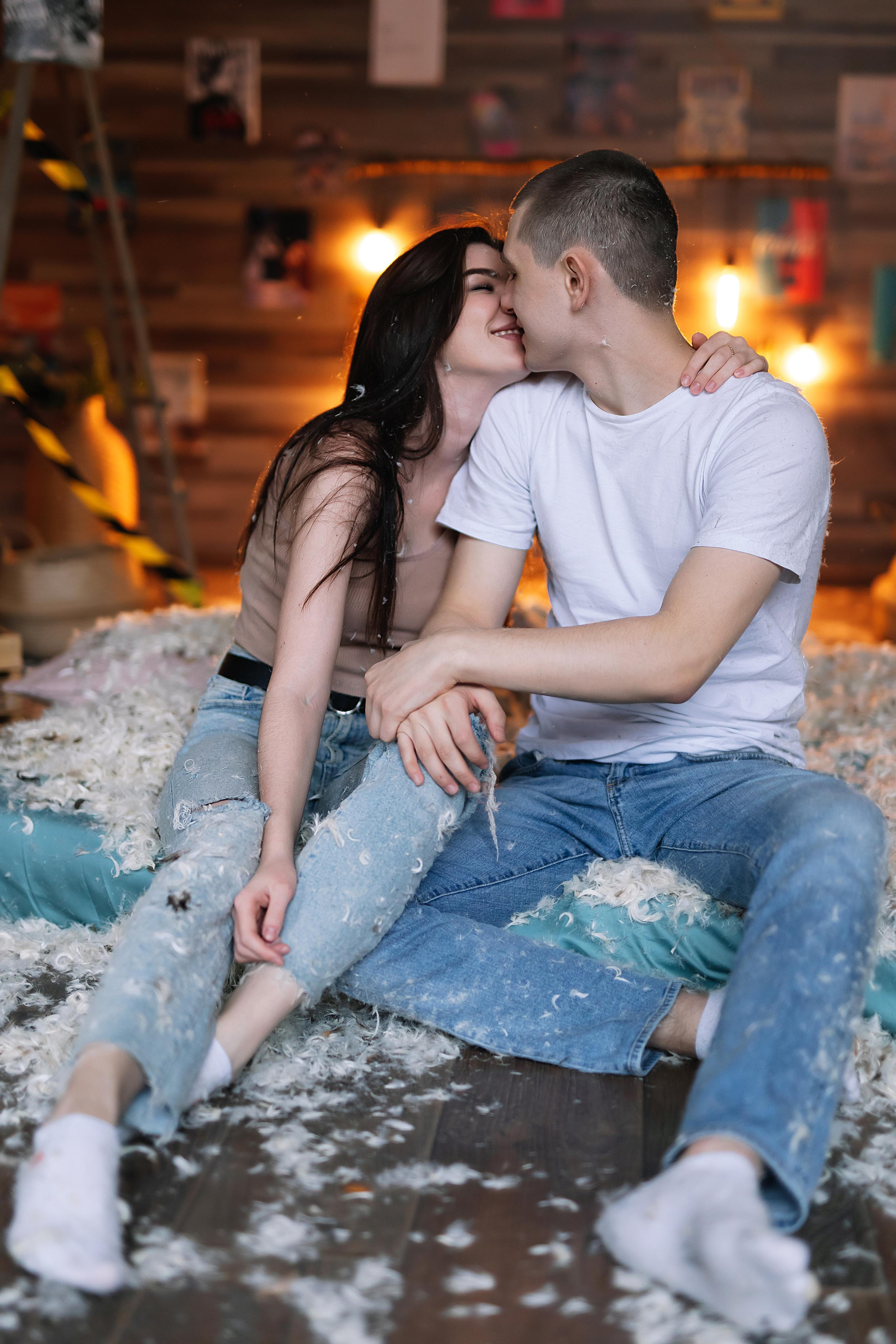 Pro любовь. В перьях. Фотограф Москва Мария Захарова